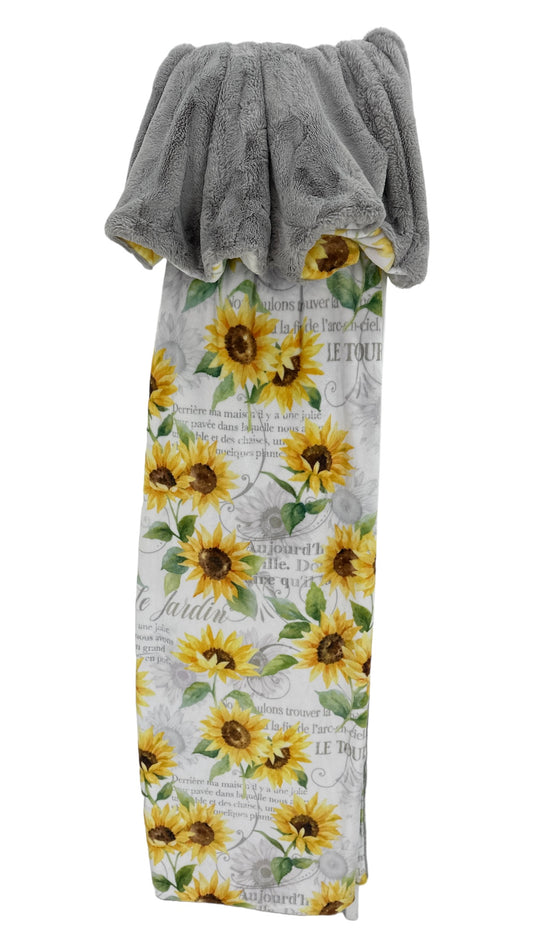 Sunflower Adult Snuggle Blanket