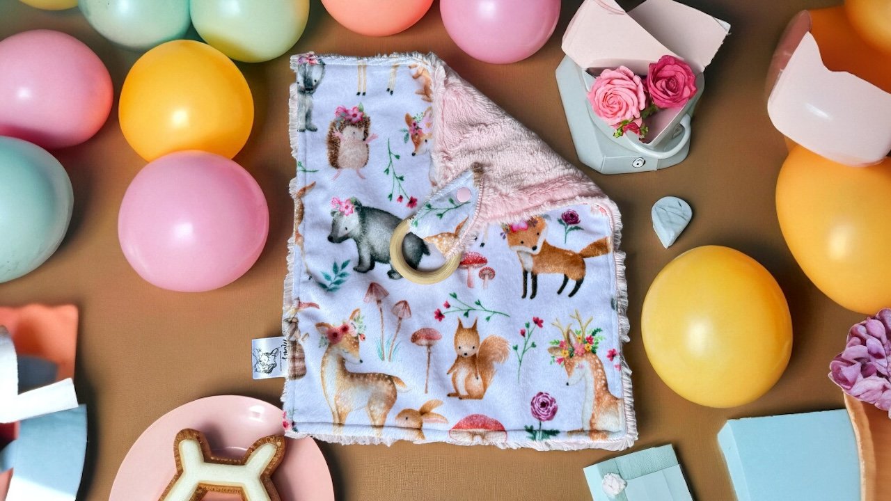 Snungle Minky Snuggle Lovies | Baby Security Blanket Lovies | Mimi’s Snuggle ...