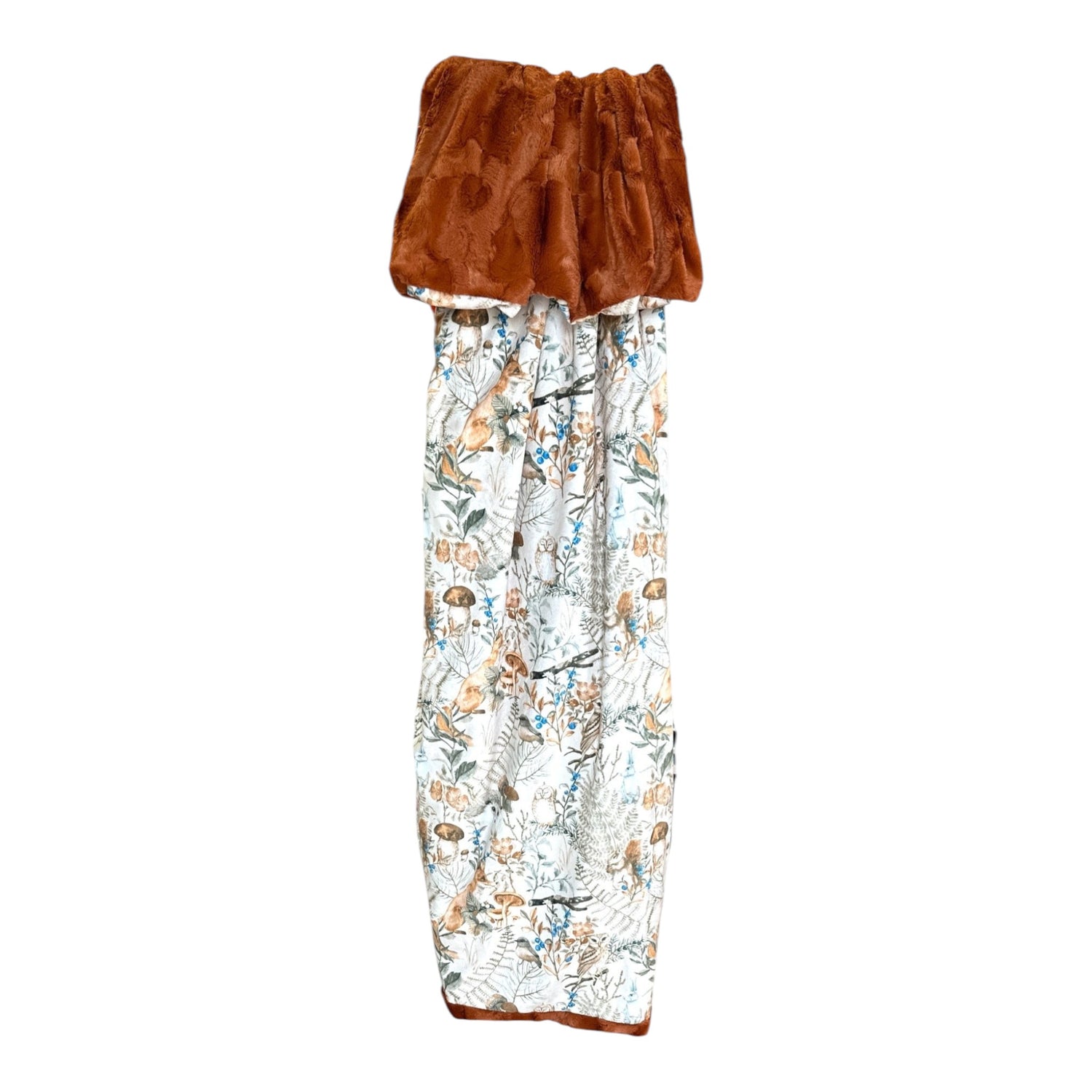 Woodland Dreams Luxury Double-Sided Minky Snuggle Blanket – Hide Backing Options