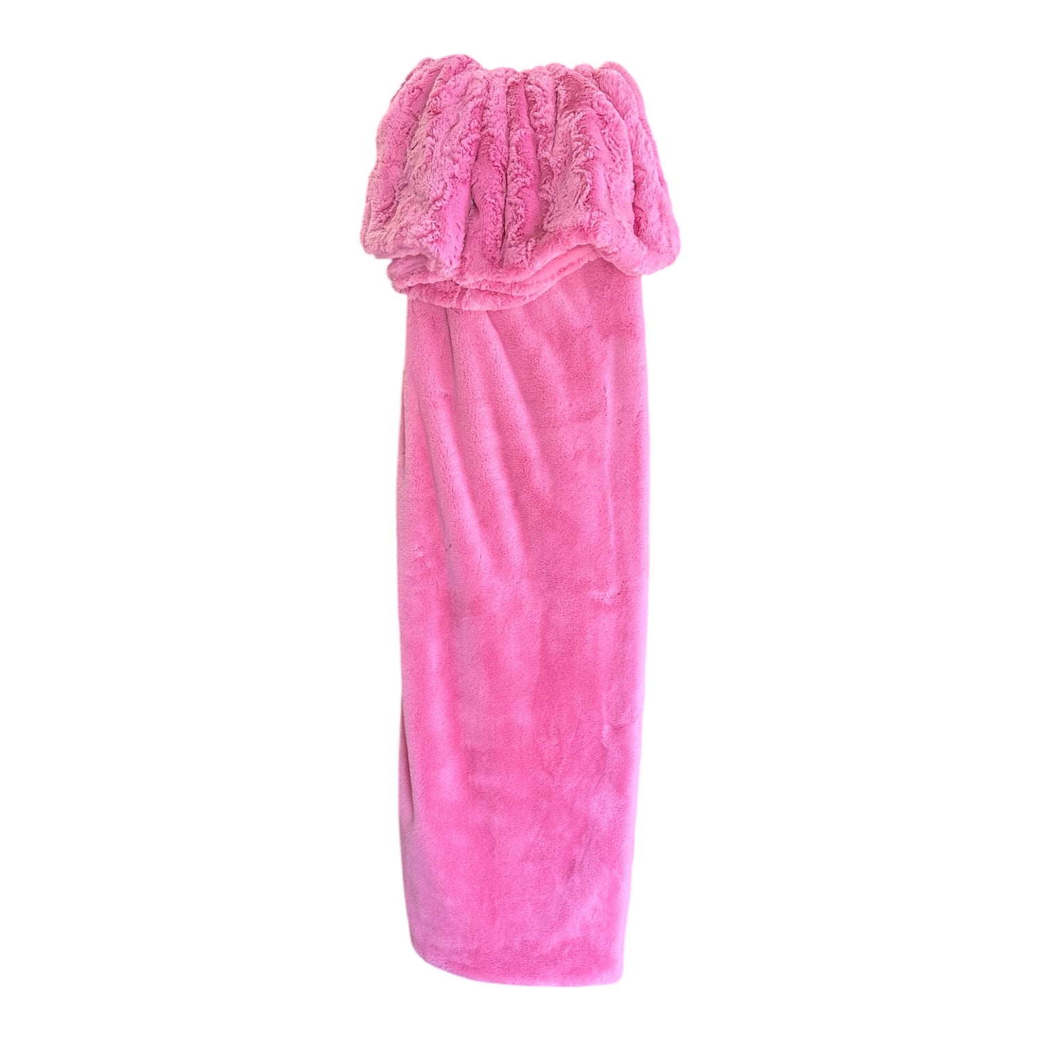 Bubblegum Pink Tone On Tone Snuggle Blanket
