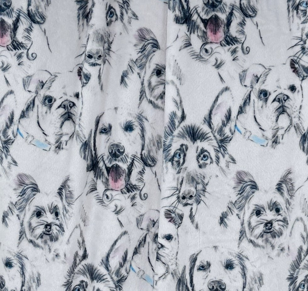 Dog Face Adult Snuggle Blanket