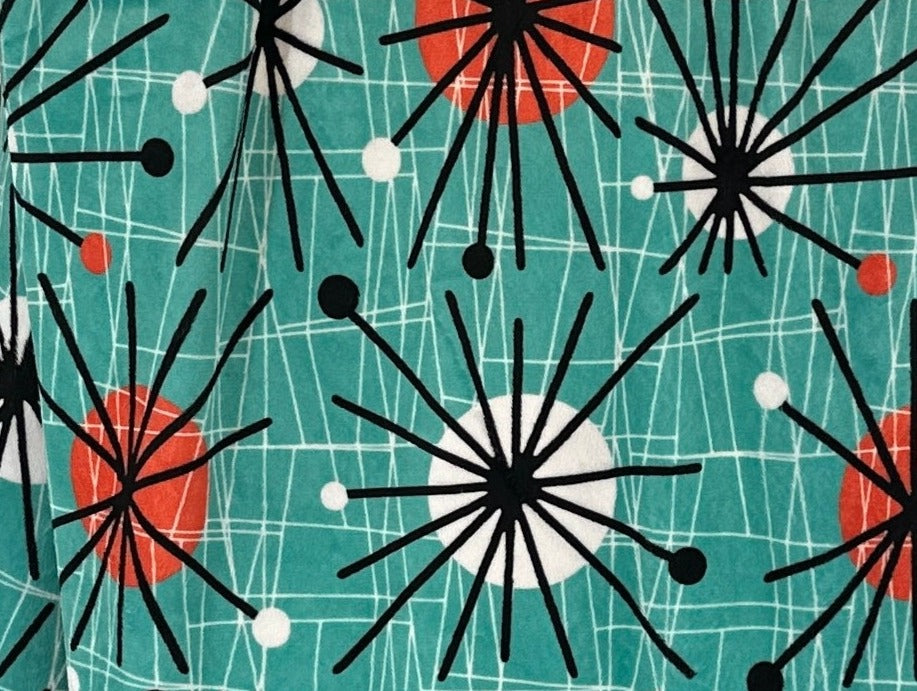 Mid Century Modern Adult Snuggle Blanket