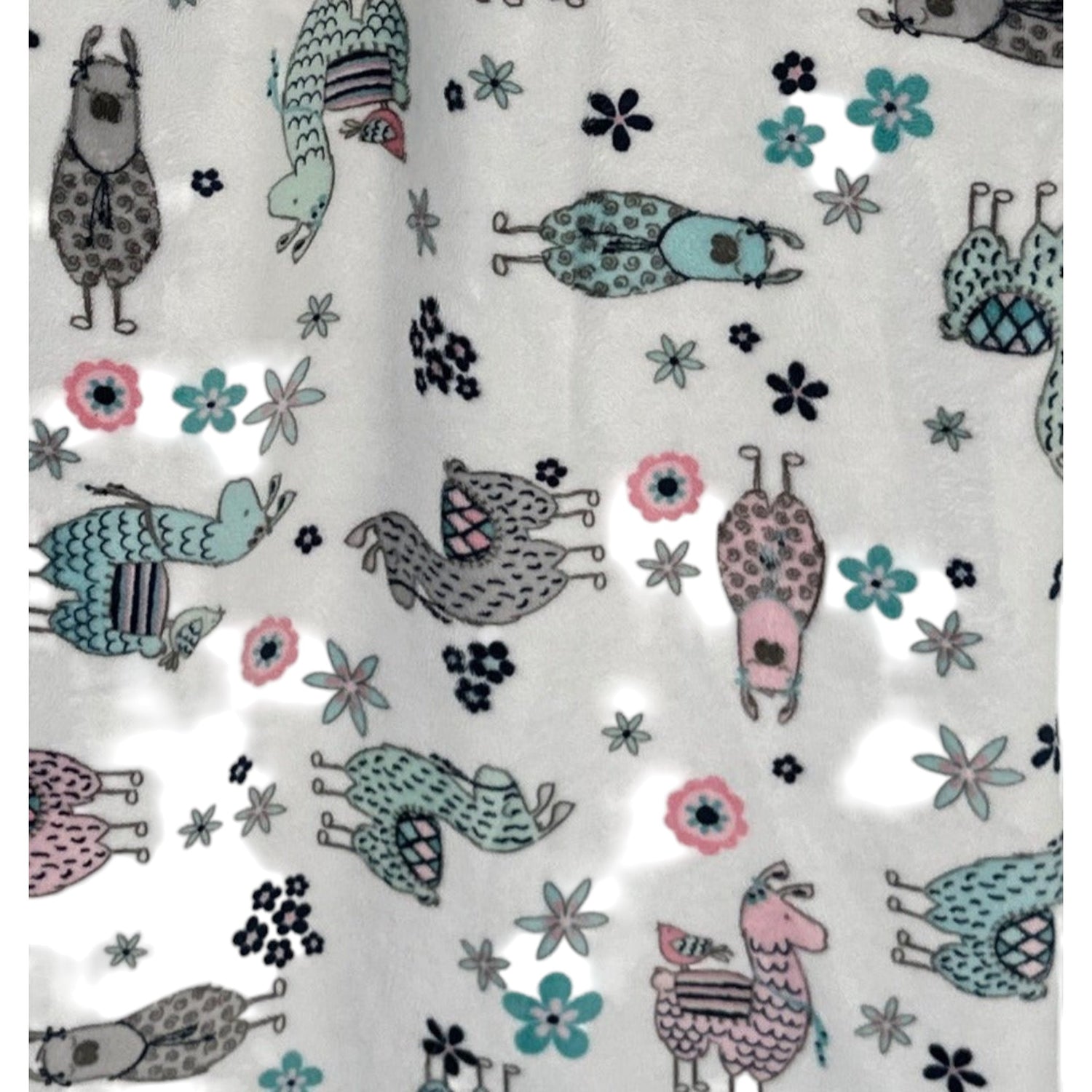 Little Llama Love Toddler Snuggle Blanket – Blush or Ink Hide