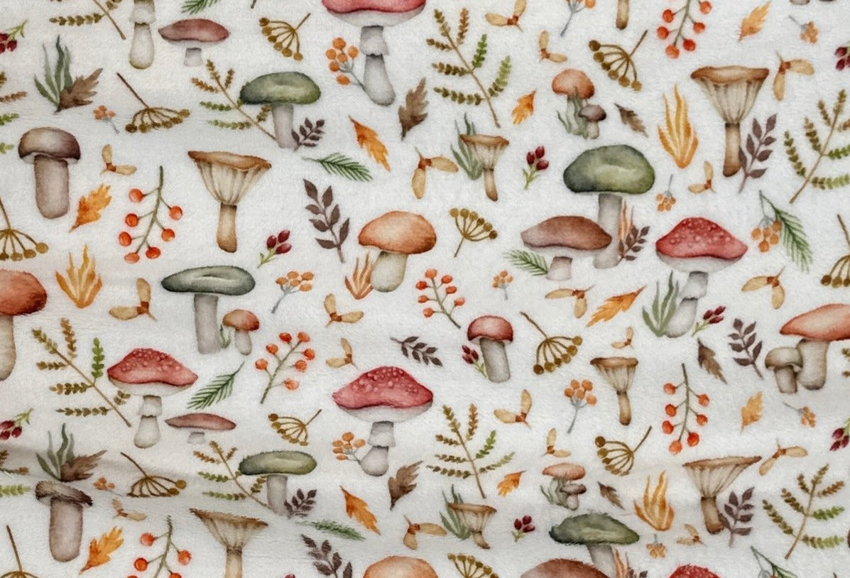Mushroom Toddler Blanket
