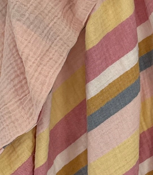 Pink Stripe Spring and Summer Snuggles