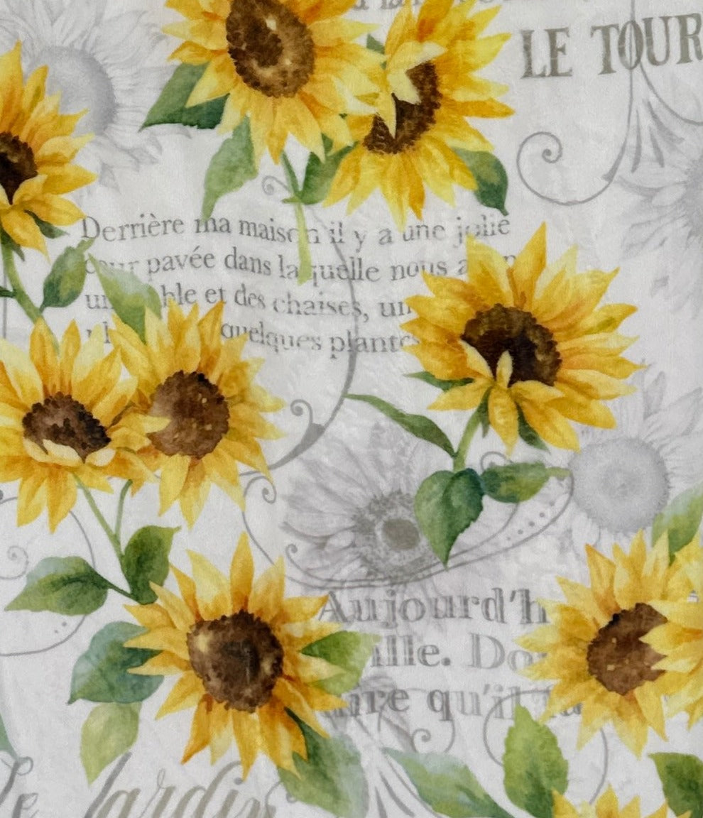 Sunflower Adult Snuggle Blanket