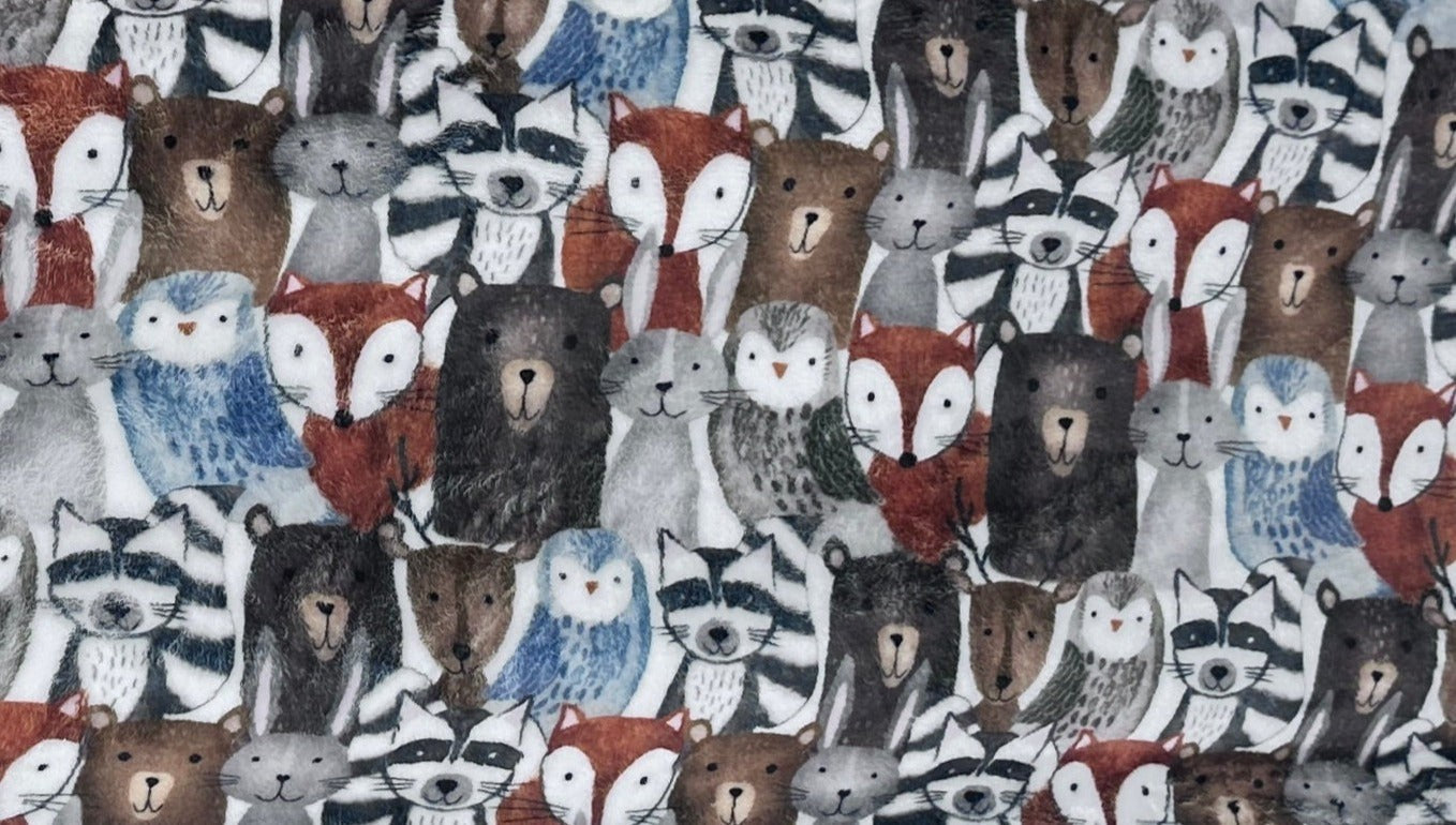 Woodland Gathering Friends Snuggle Blanket