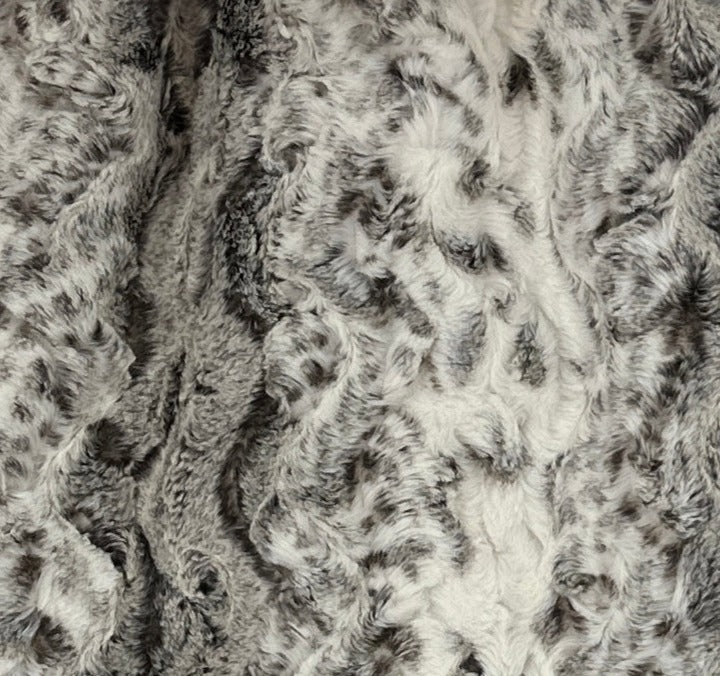 Snowy Owl in Pewter Adult Snuggle Blanket