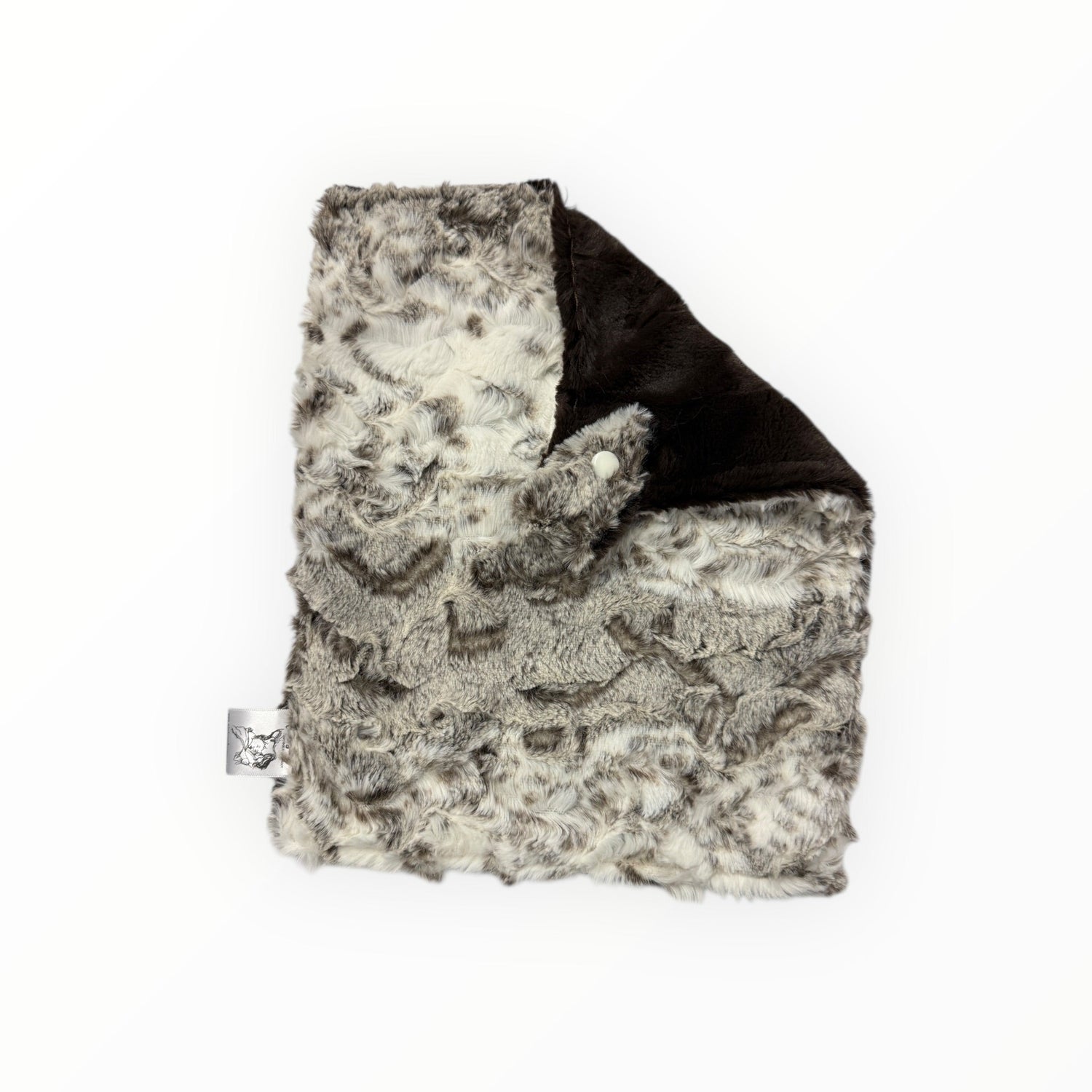 Snowy Owl Pewter Snuggle Lovie