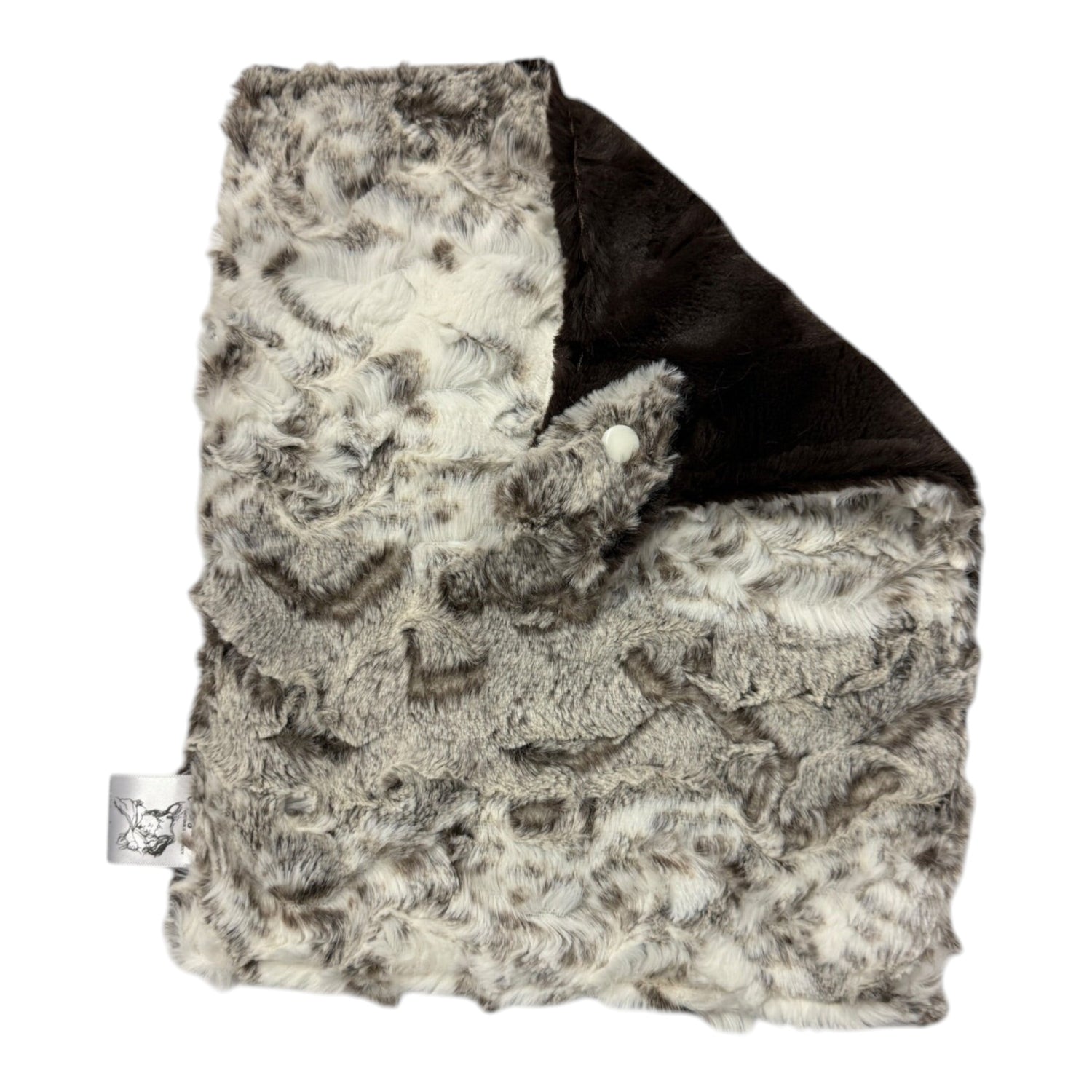 Snowy Owl Pewter Snuggle Lovie