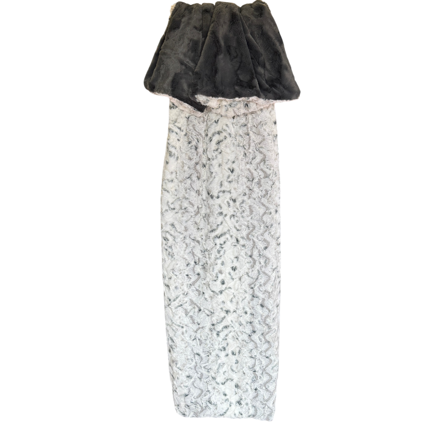 Snowy Owl Alloy Luxury Double-Sided Minky Snuggle Blanket – Hide Backing Options