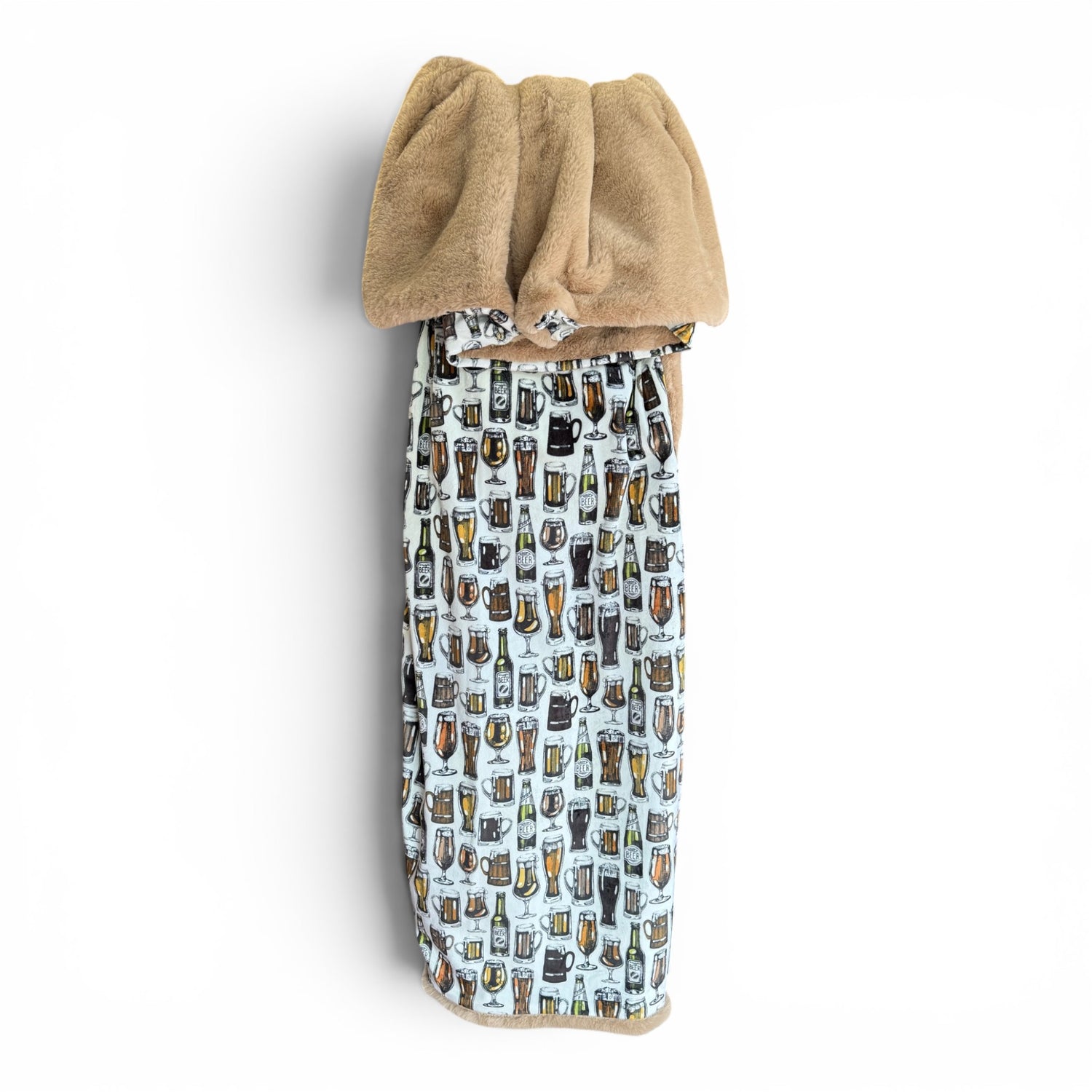 Hoppy Hour Adult Luxury Double-Sided Minky Snuggle Blanket