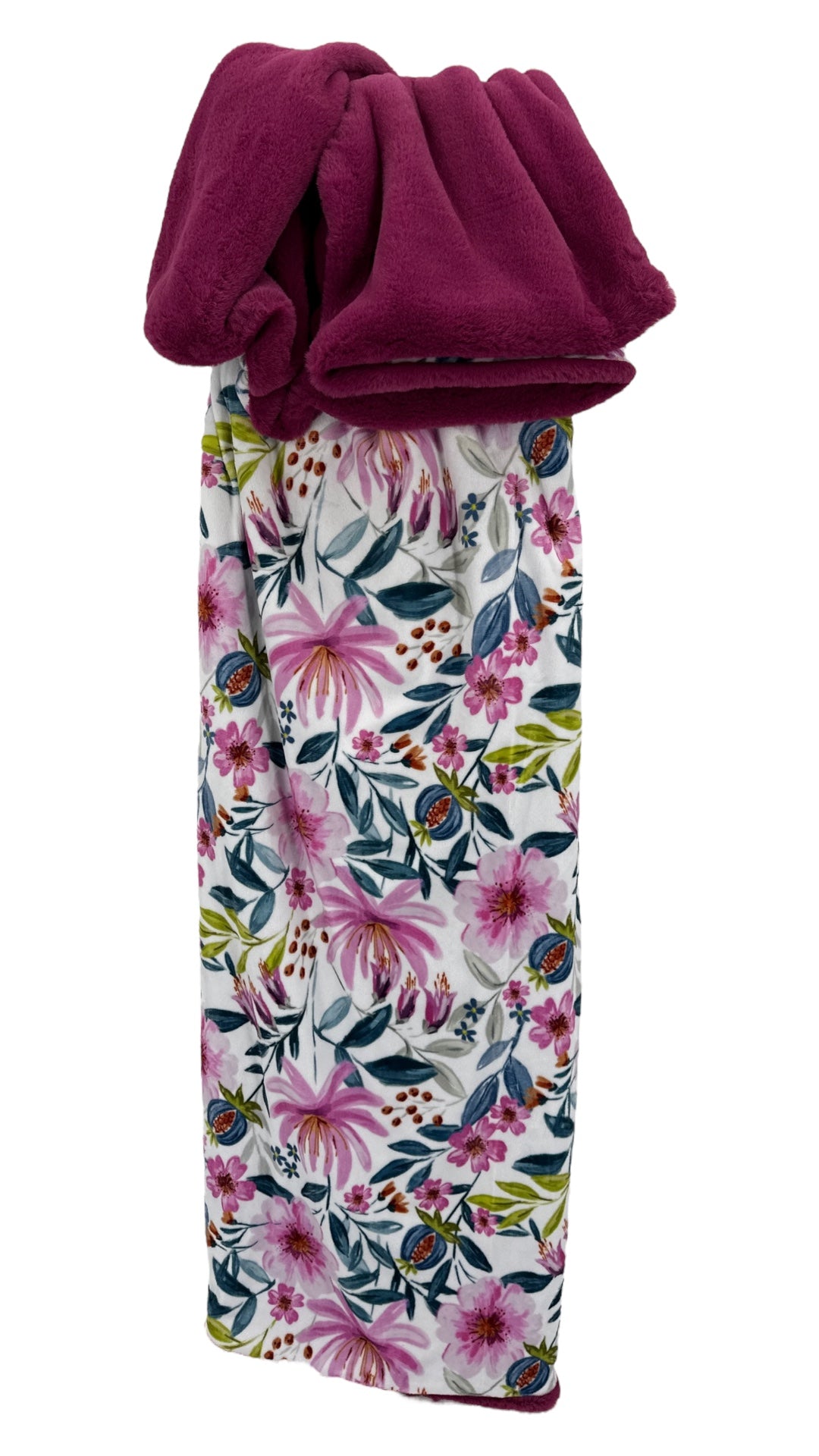 Tropical Flower Adult Snuggle Blanket