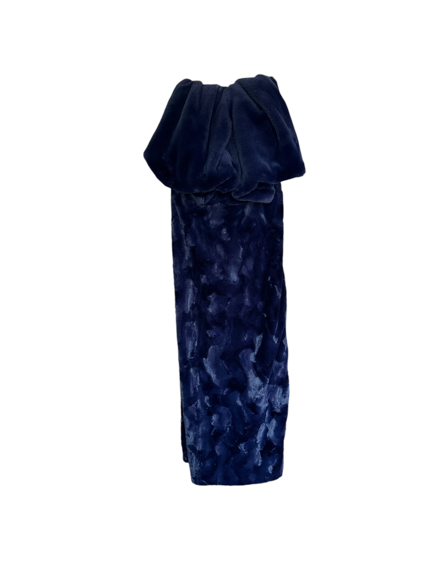 Navy Tone on Tone Snuggle Blanket