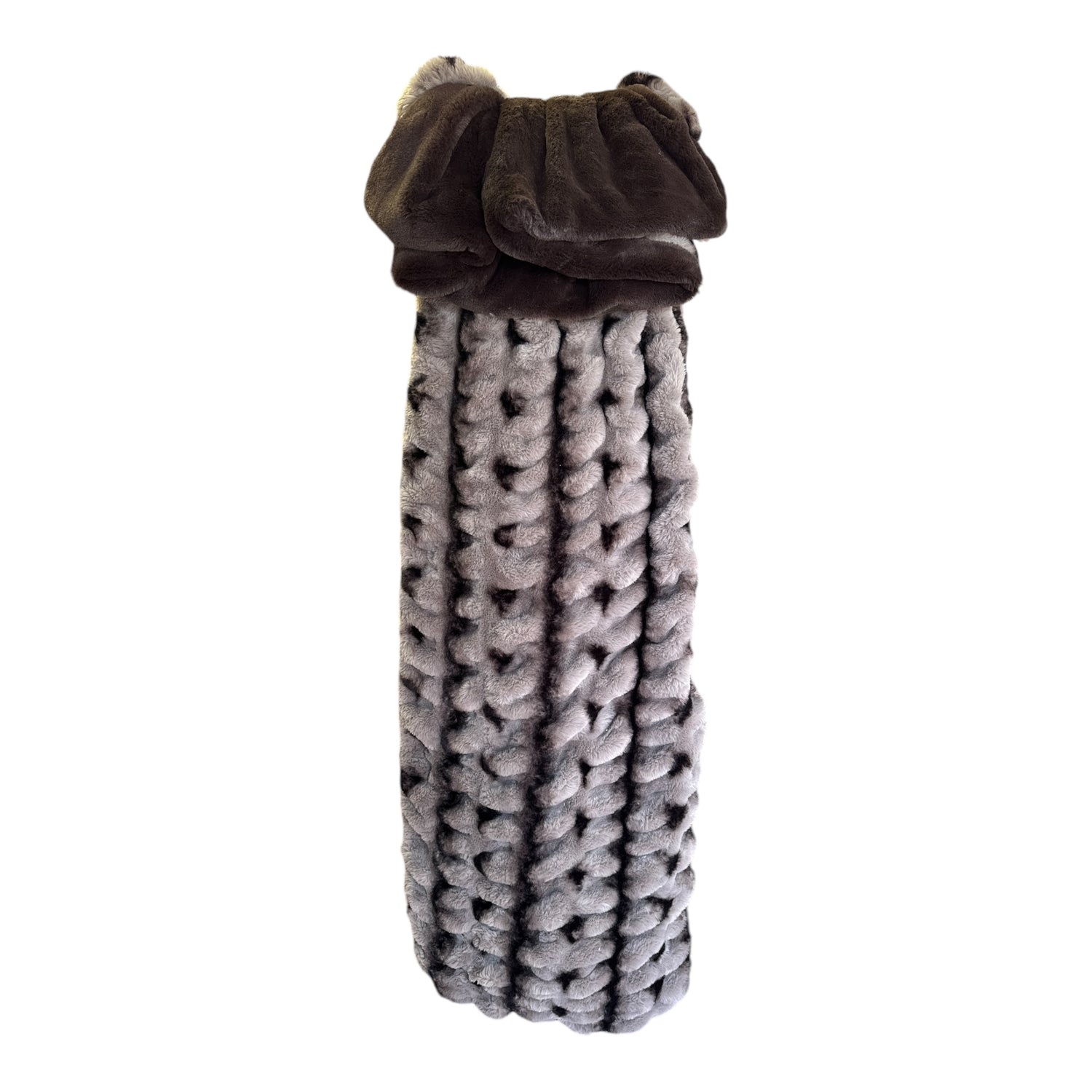 Luxe Milan Cocoa Adult Snuggle Blanket