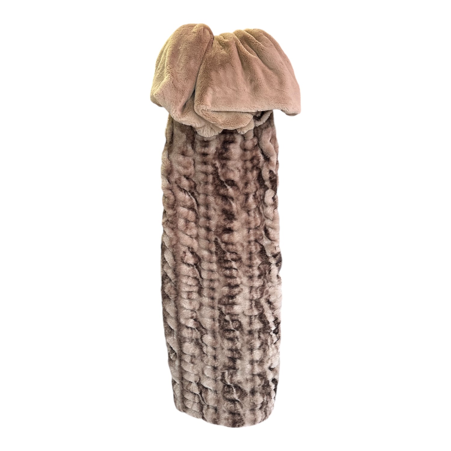 Luxe Milan Mocha Adult Snuggle Blanket