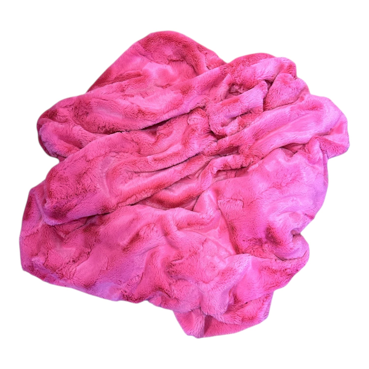 Shades of Pink Puppy – Double-Sided Minky Dog Blanket