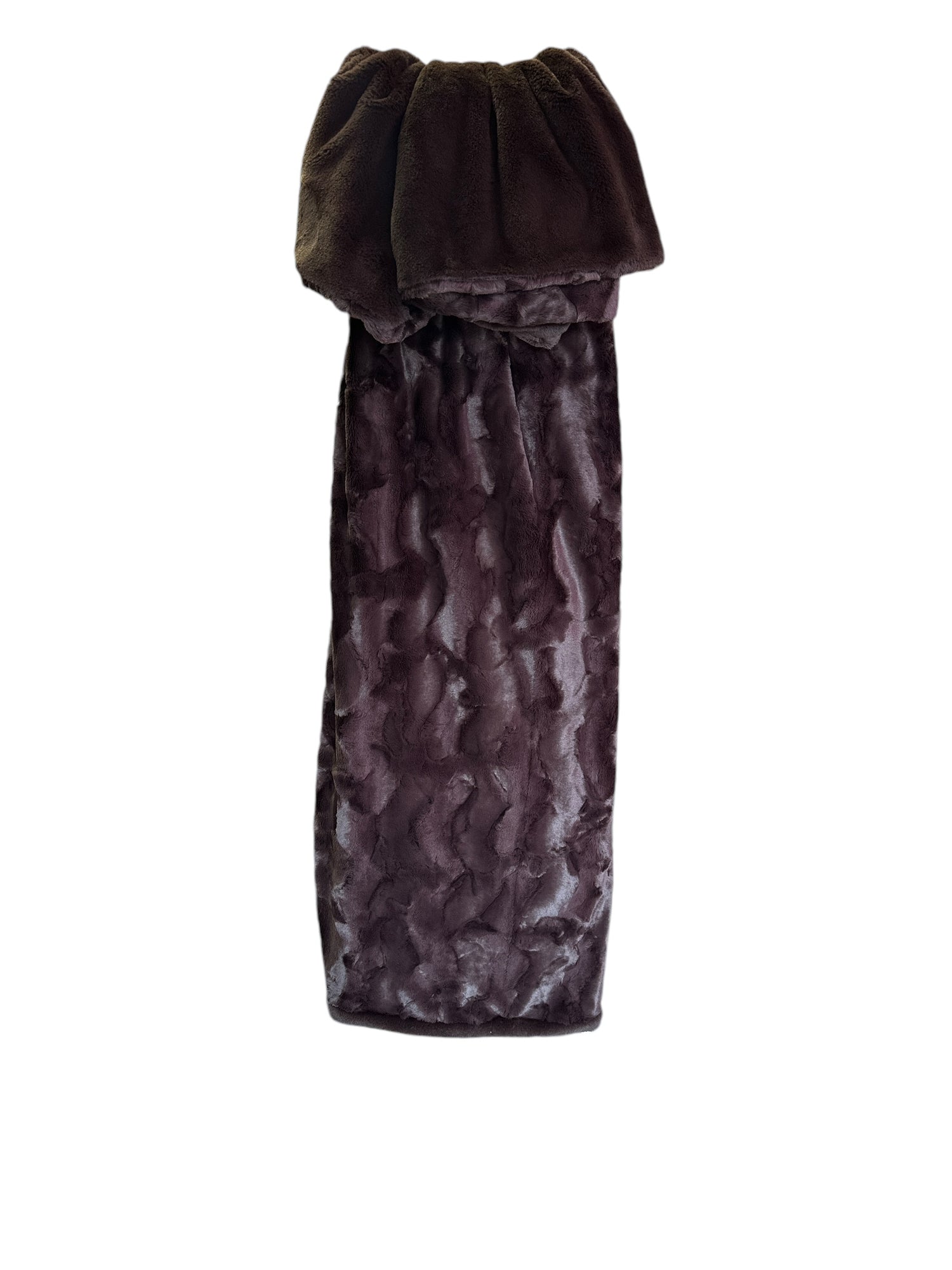 Chocolate Tone on Tone Snuggle Blanket