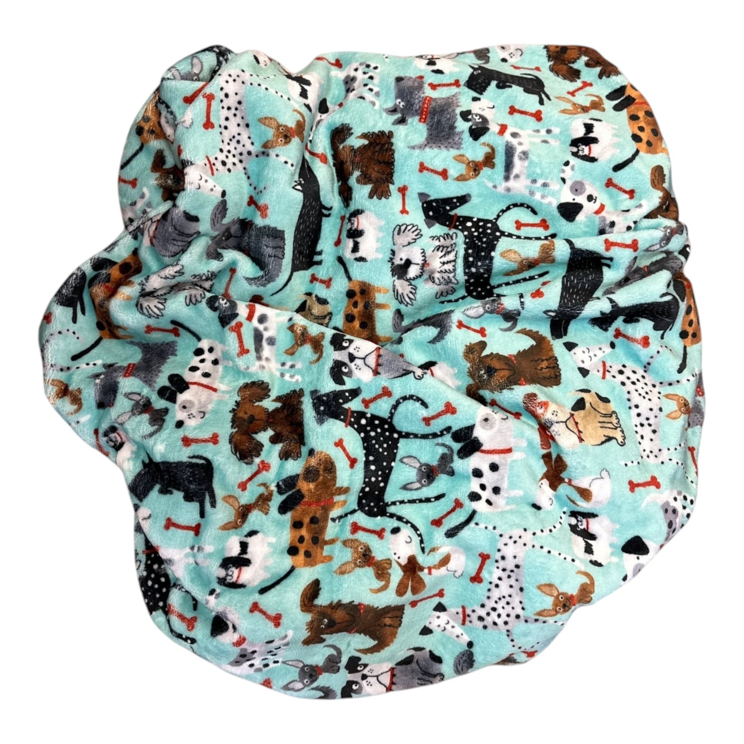 Playful Pups Puppy Snuggle – Double-Sided Minky Dog Blanket