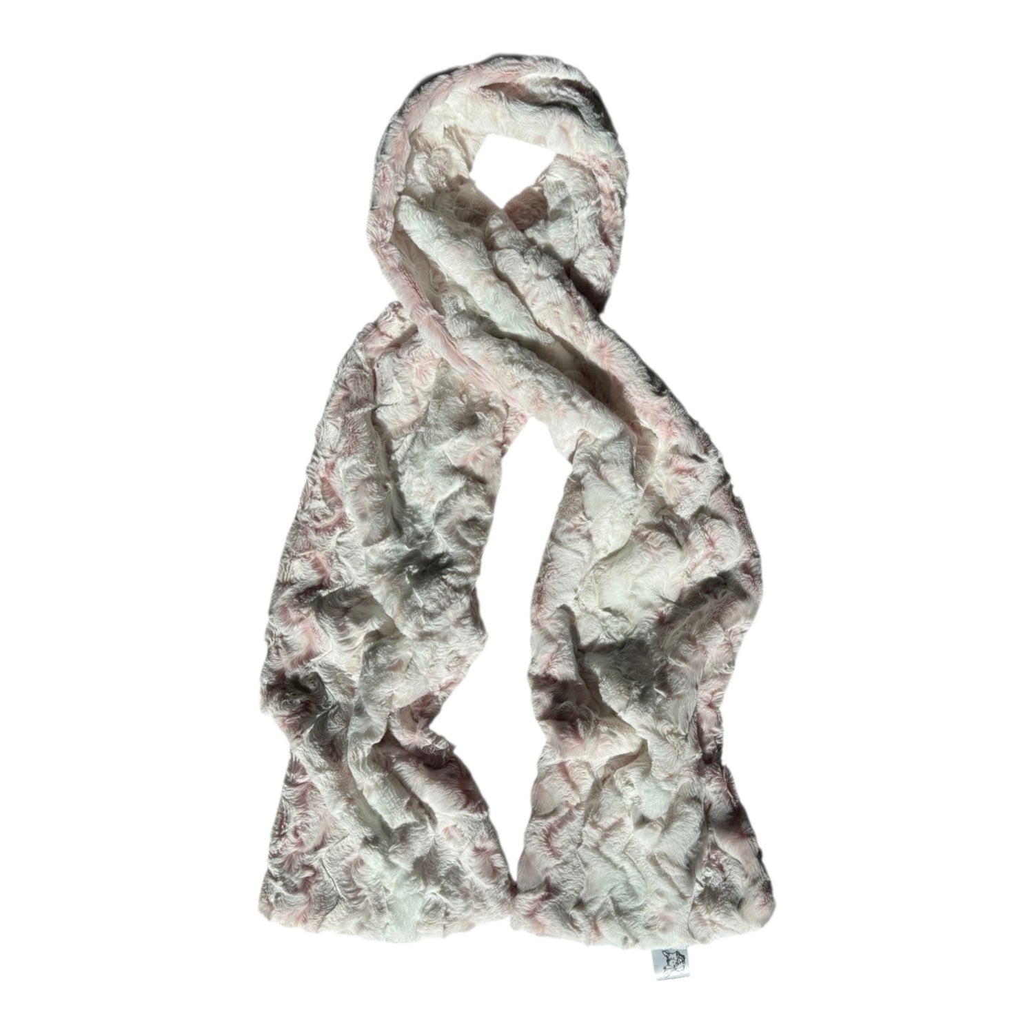 Snowy Owl Snuggle – Double-Sided Minky Scarf