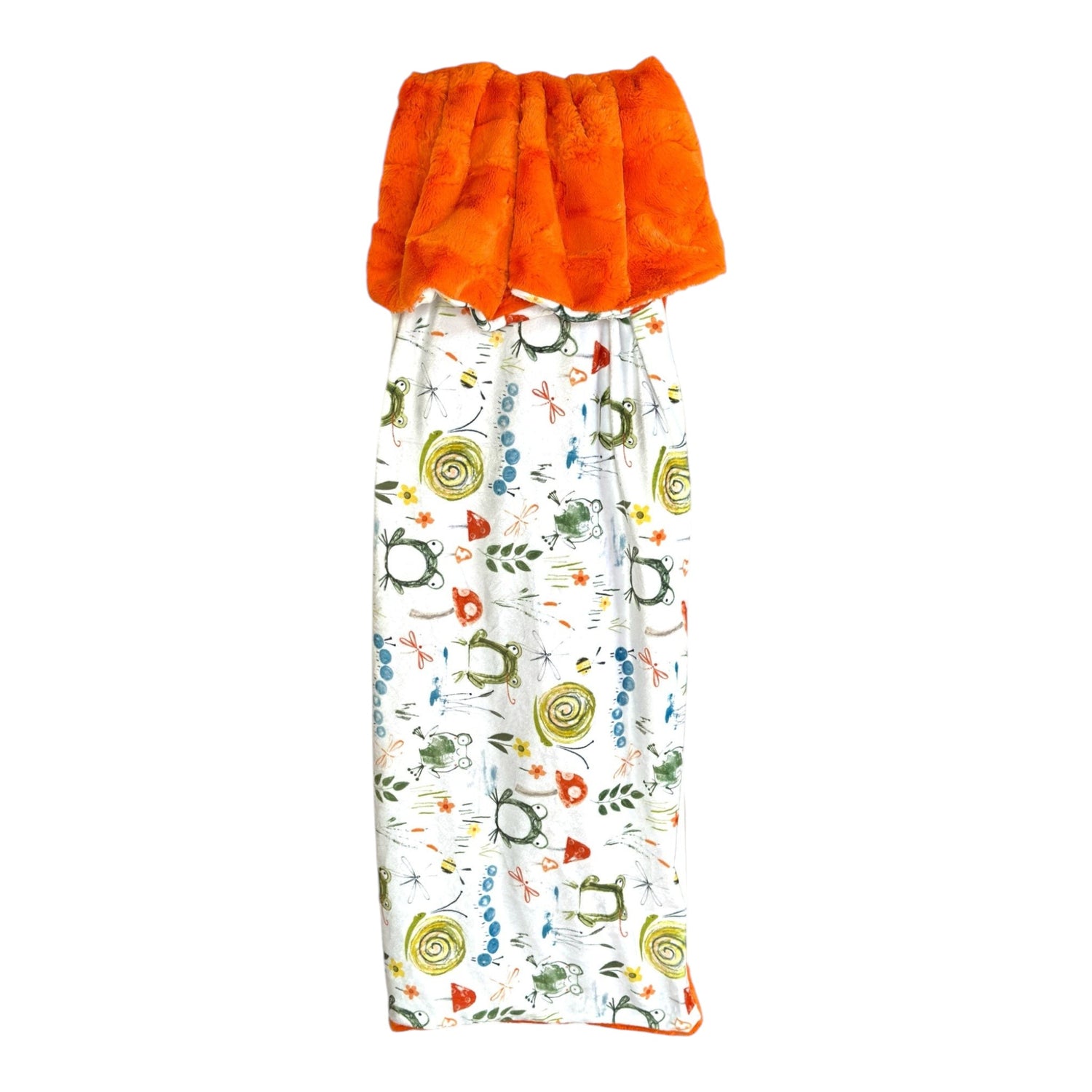 Little Pond Pals Toddler Snuggle Blanket – Tangerine, Jeans Hide, or Galaxy Limeade