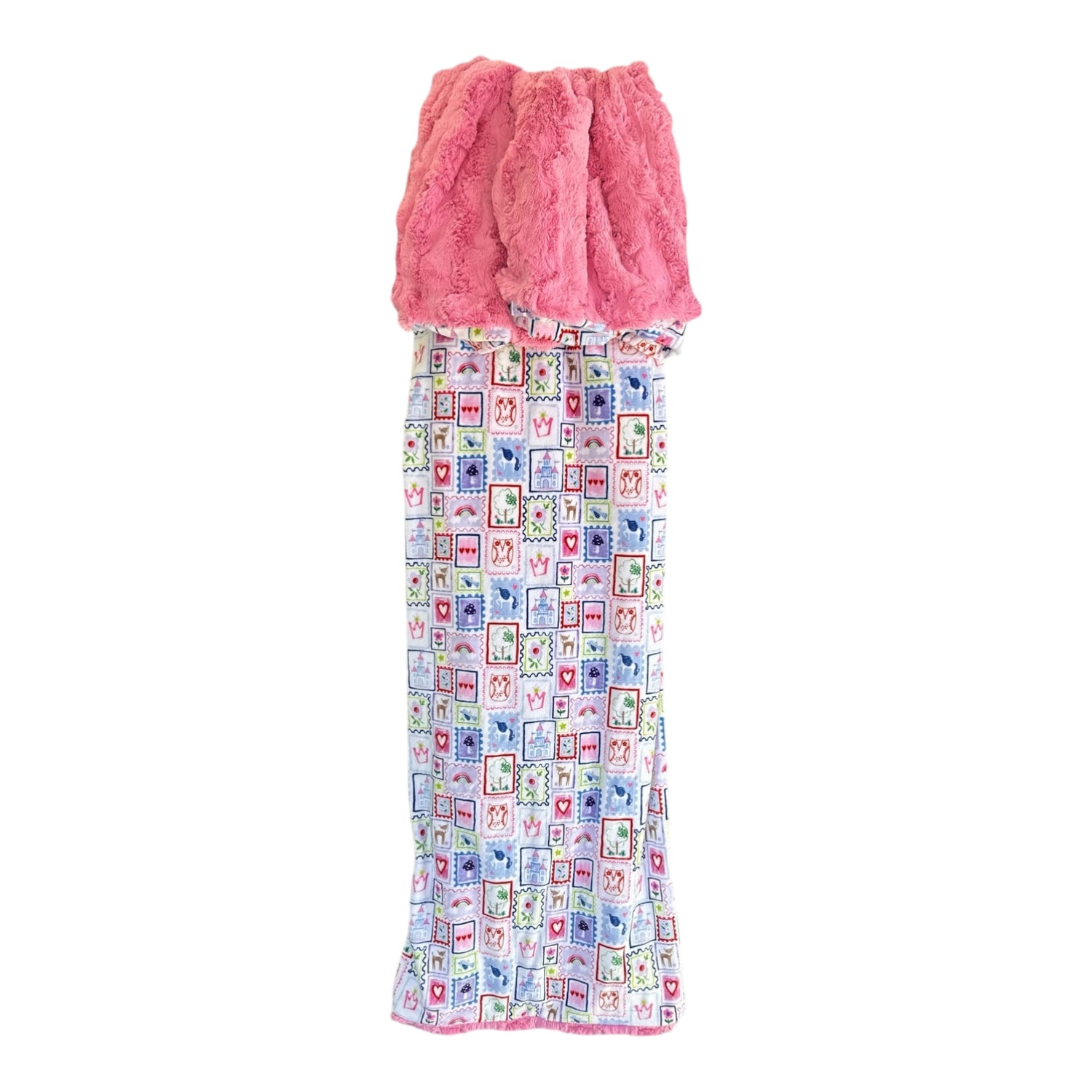 Little Princess Post Toddler Snuggle Blanket – Glacier, Hot Pink, or Viola Hide
