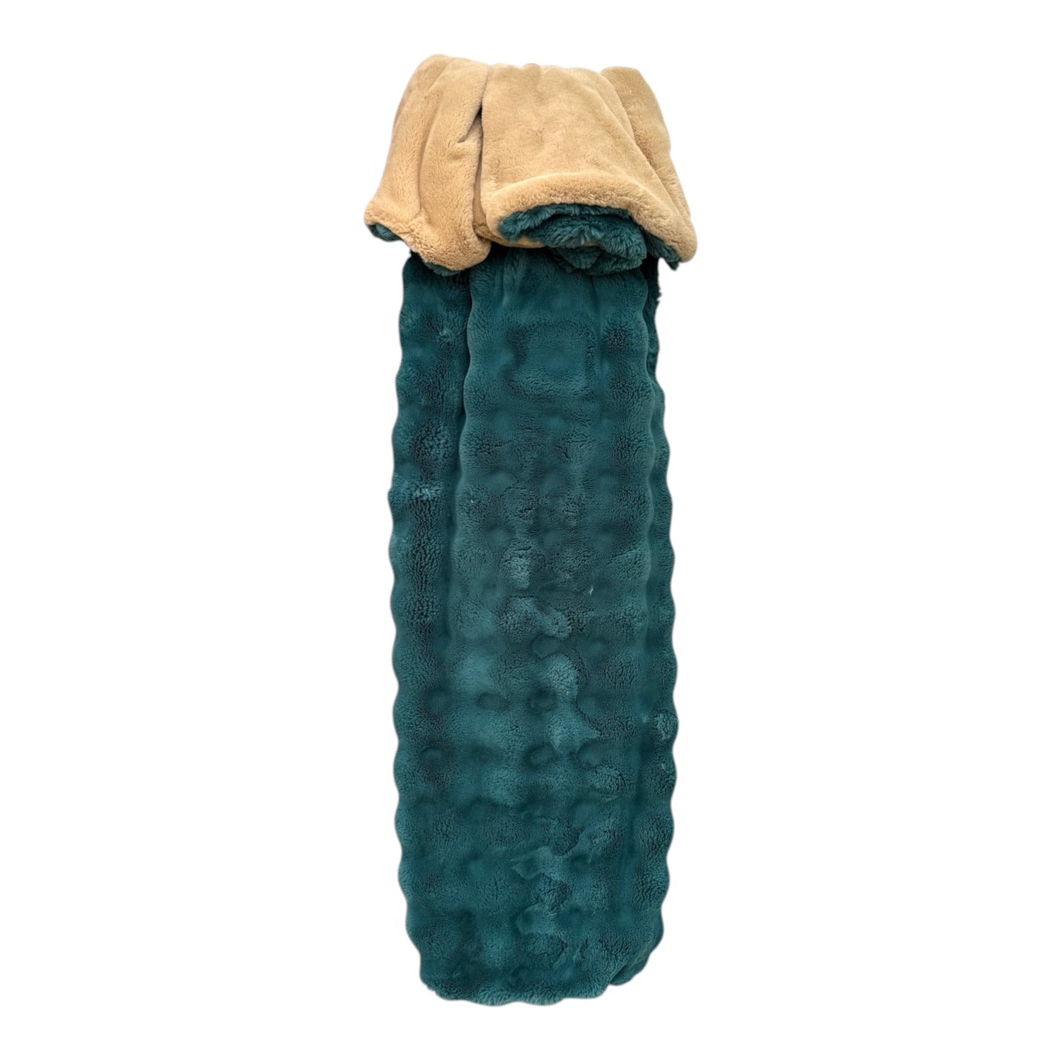 Powder Puff Spruce Luxury Double-Sided Minky Snuggle Blanket