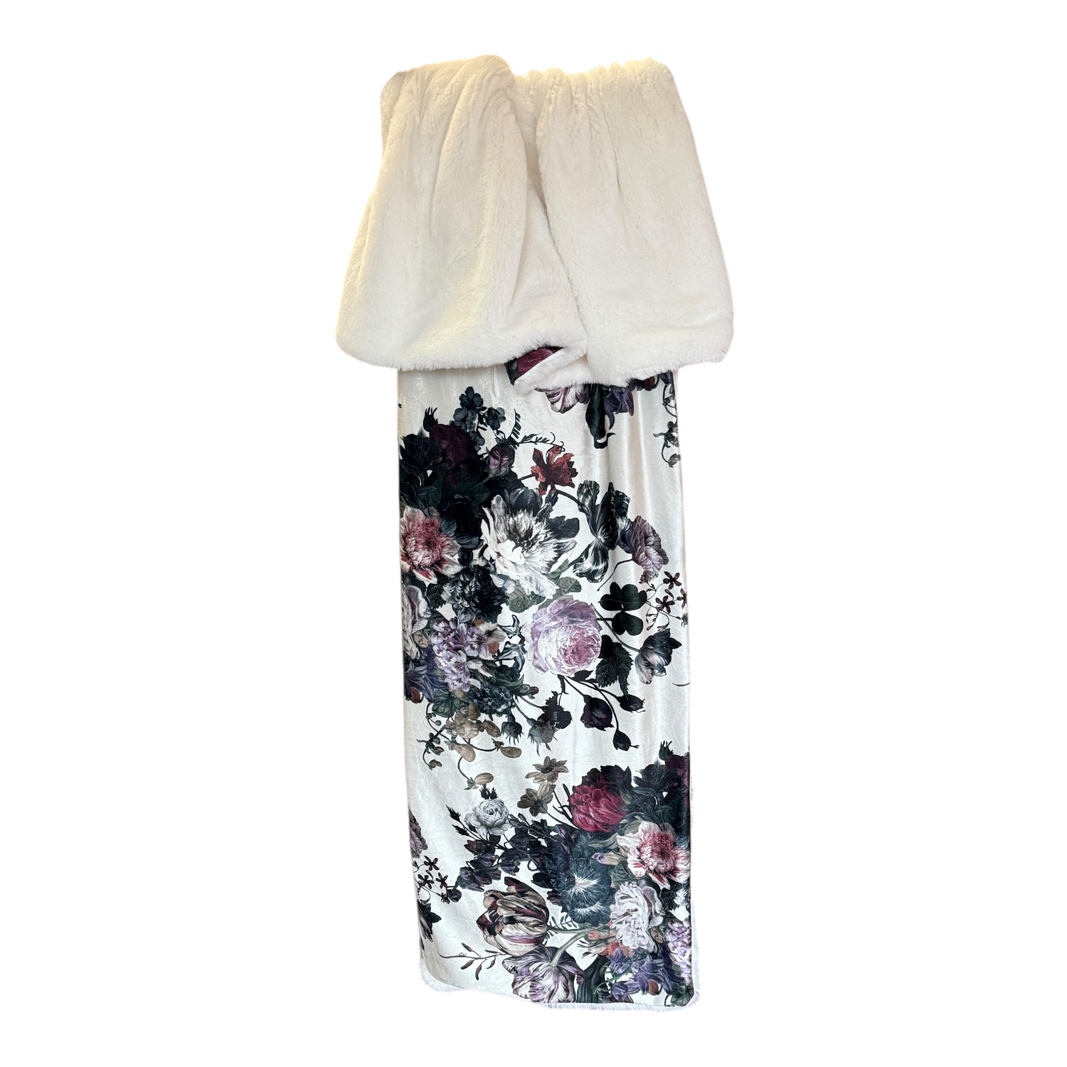 Dark Blooms Adult Snuggle Blanket