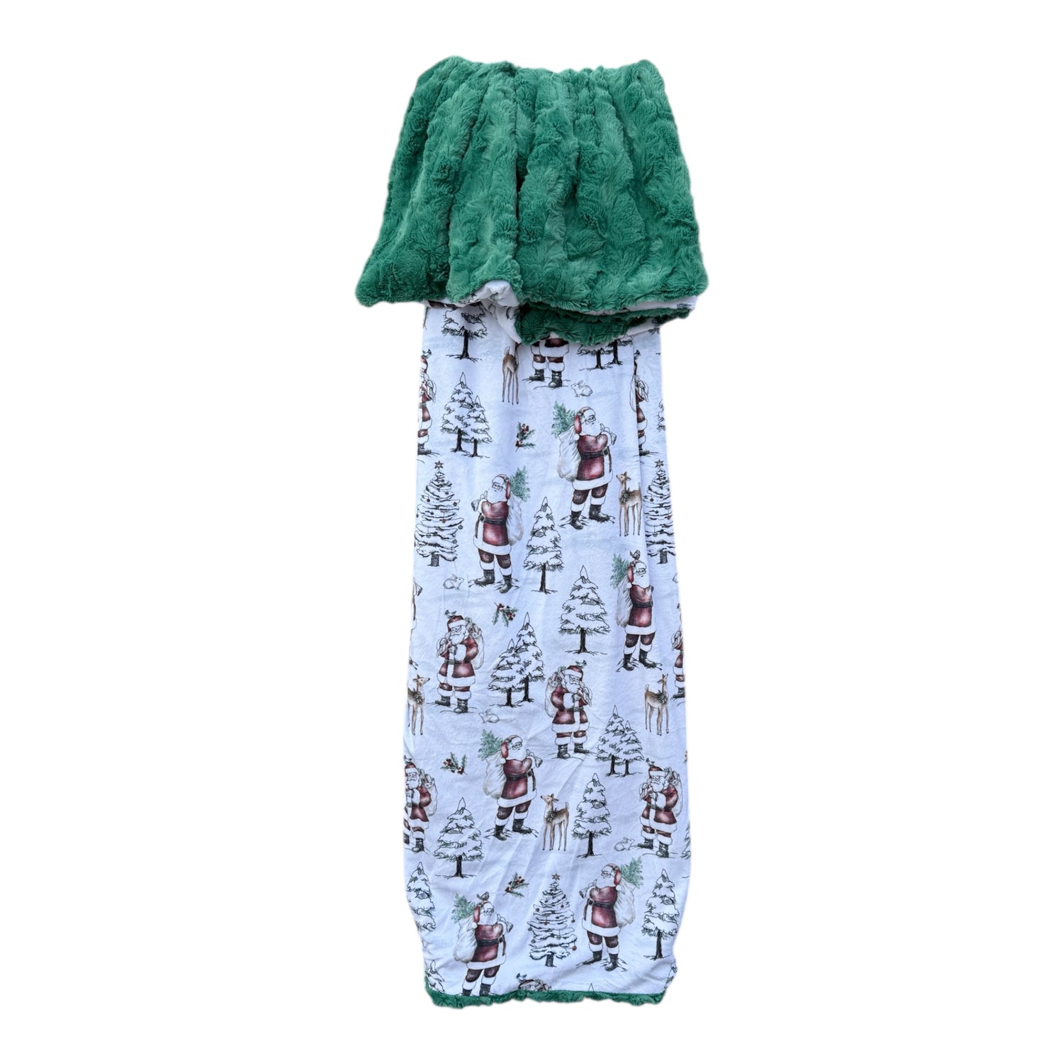 Santa Sketches Adult Snuggle Blanket