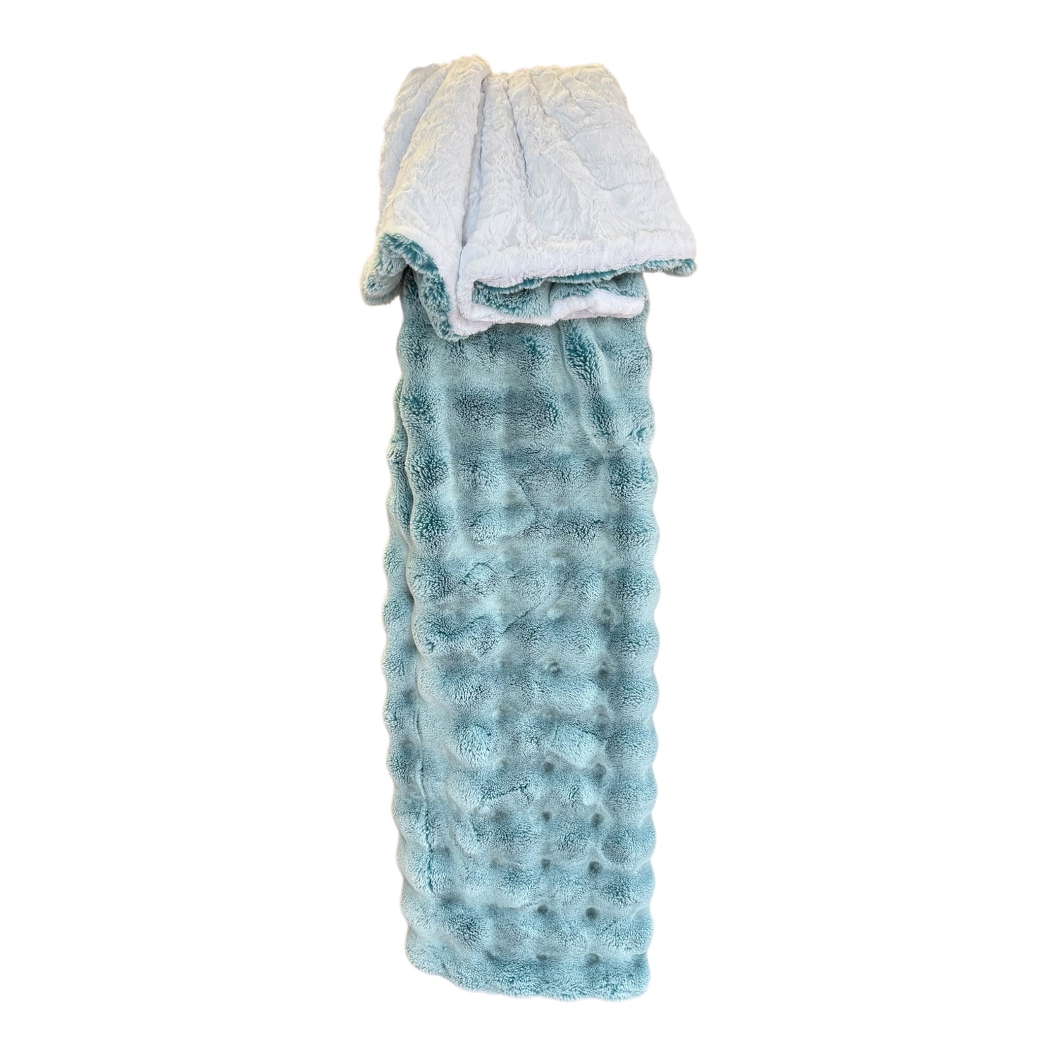 Glazed Powderpuff in Poseidon Adult Snuggle Blanket