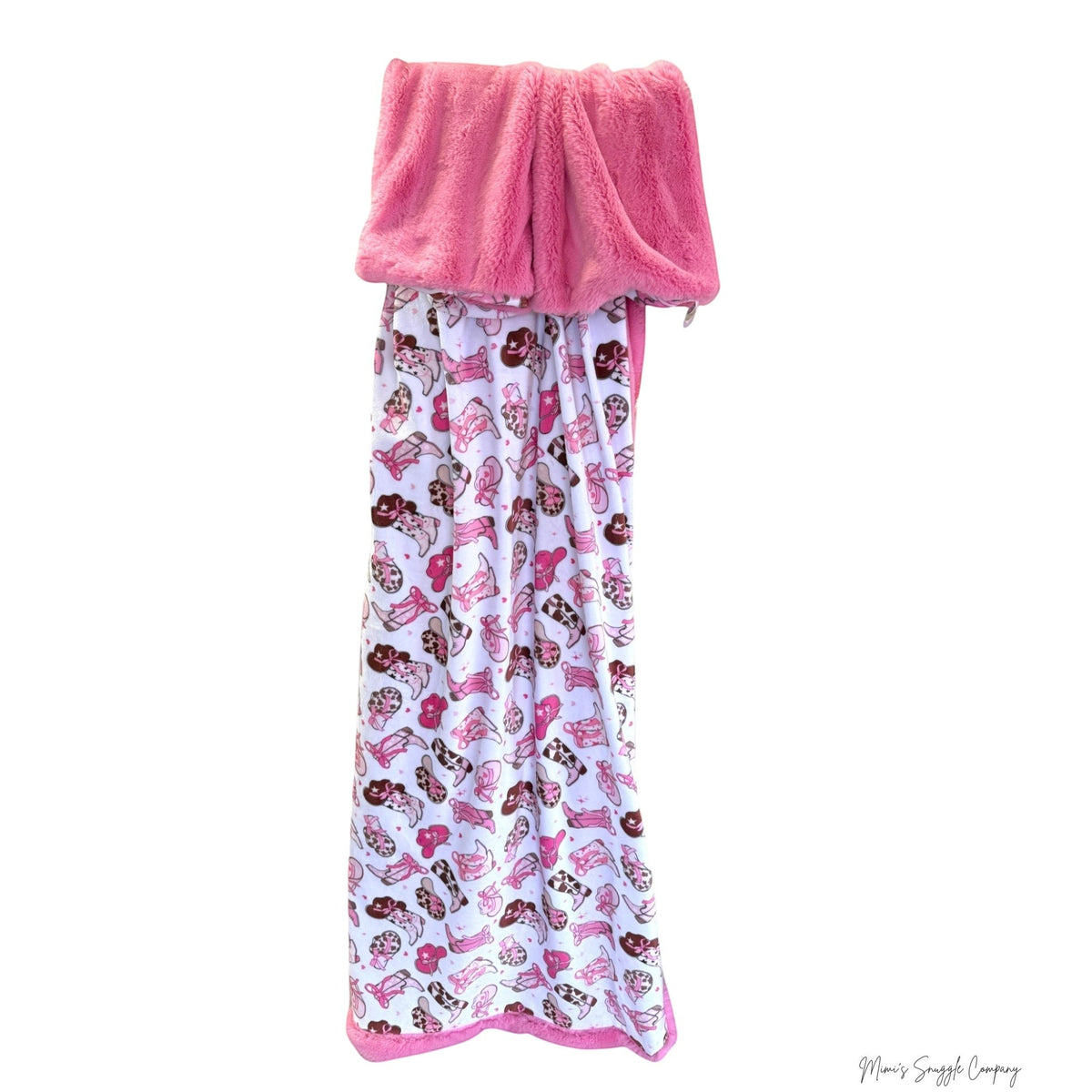 Boots & Bows Cowgirl Toddler Snuggle Blanket –