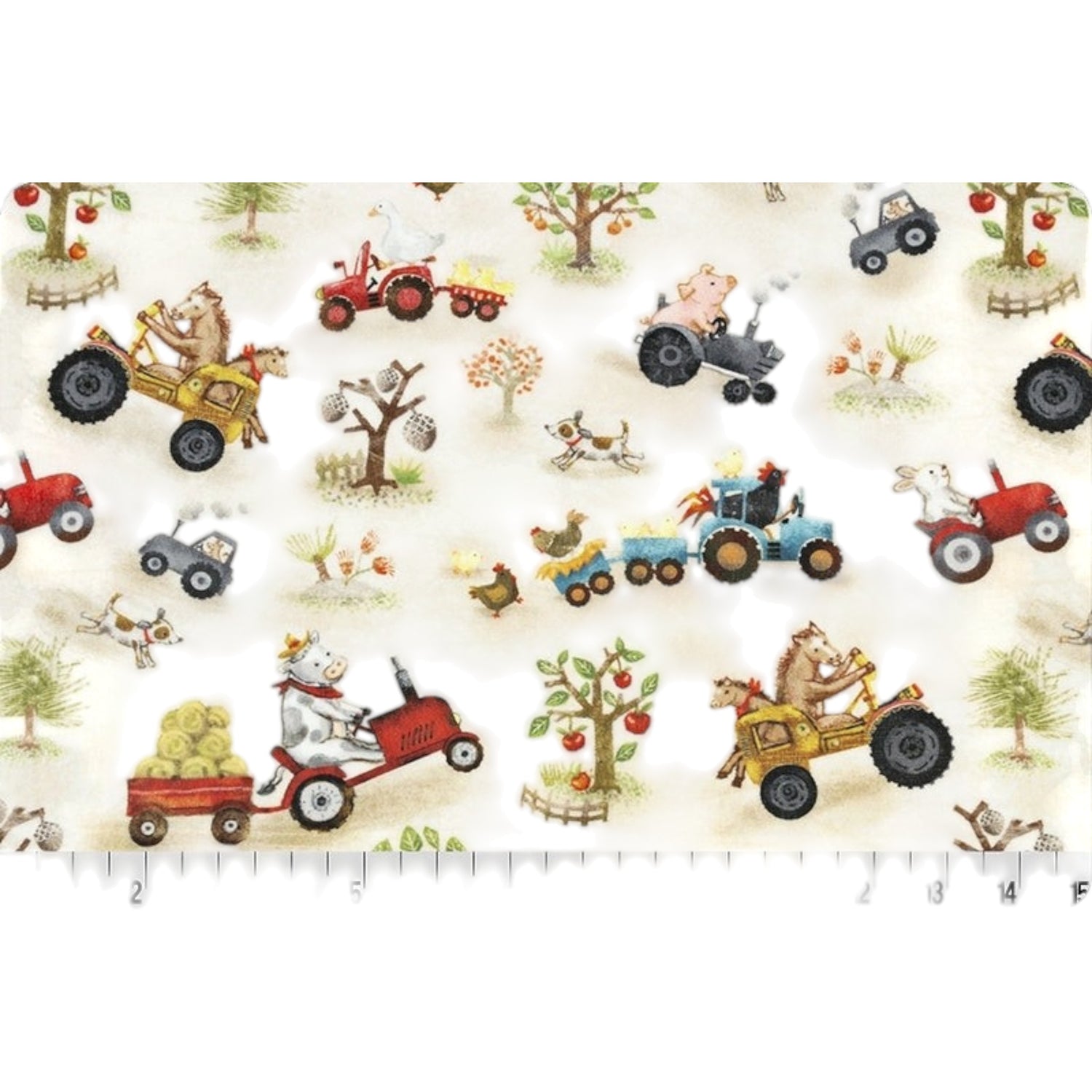 Little Red Tractor Trails Snuggle Lovie