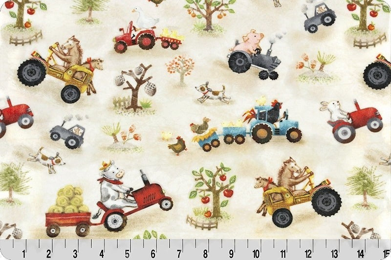Little Red Tractor Trails Snuggle Blanket