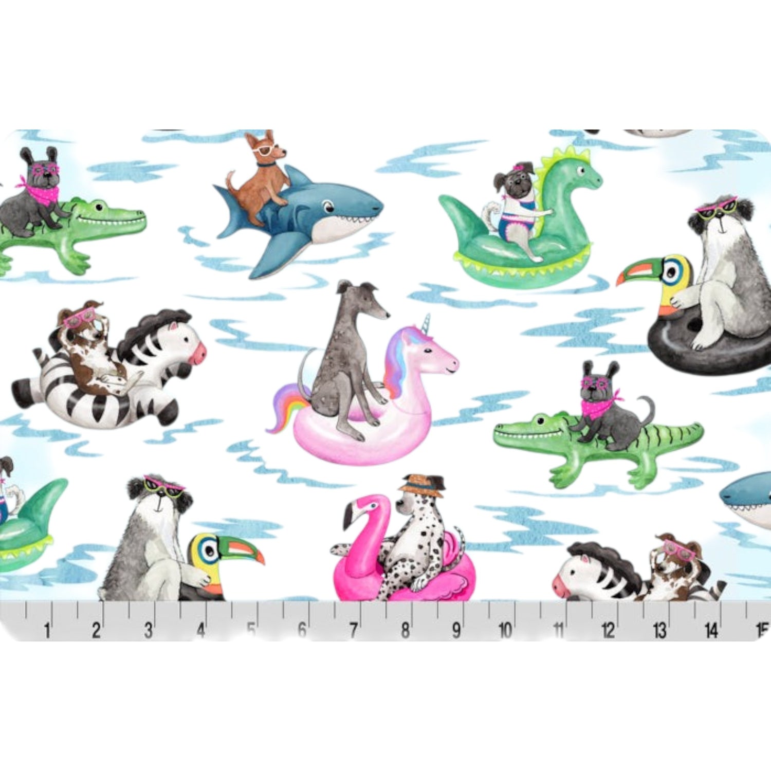 Pool Paw-tay Luxury Double-Sided Minky Snuggle Blanket – Backing Options