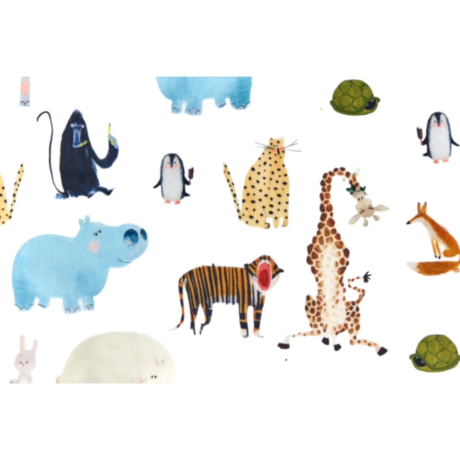 Little Zoo Friends Toddler Snuggle Blanket