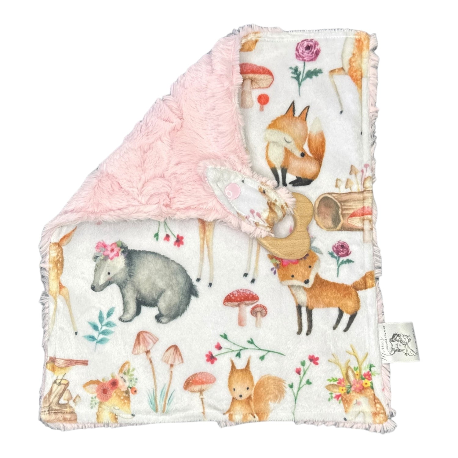 Sweet Woodland Animals Snuggle Lovie
