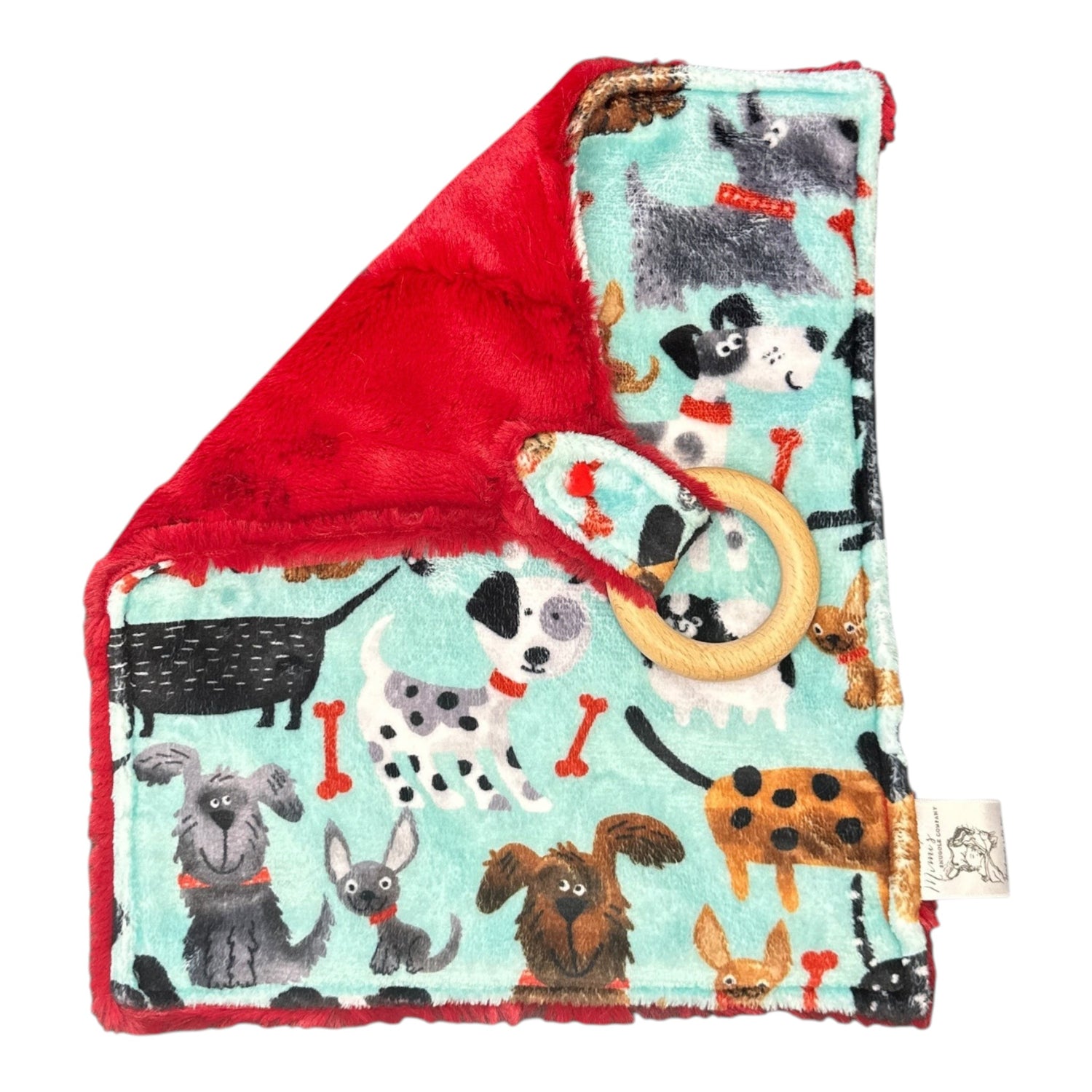 Playful Pups Snuggle Lovie