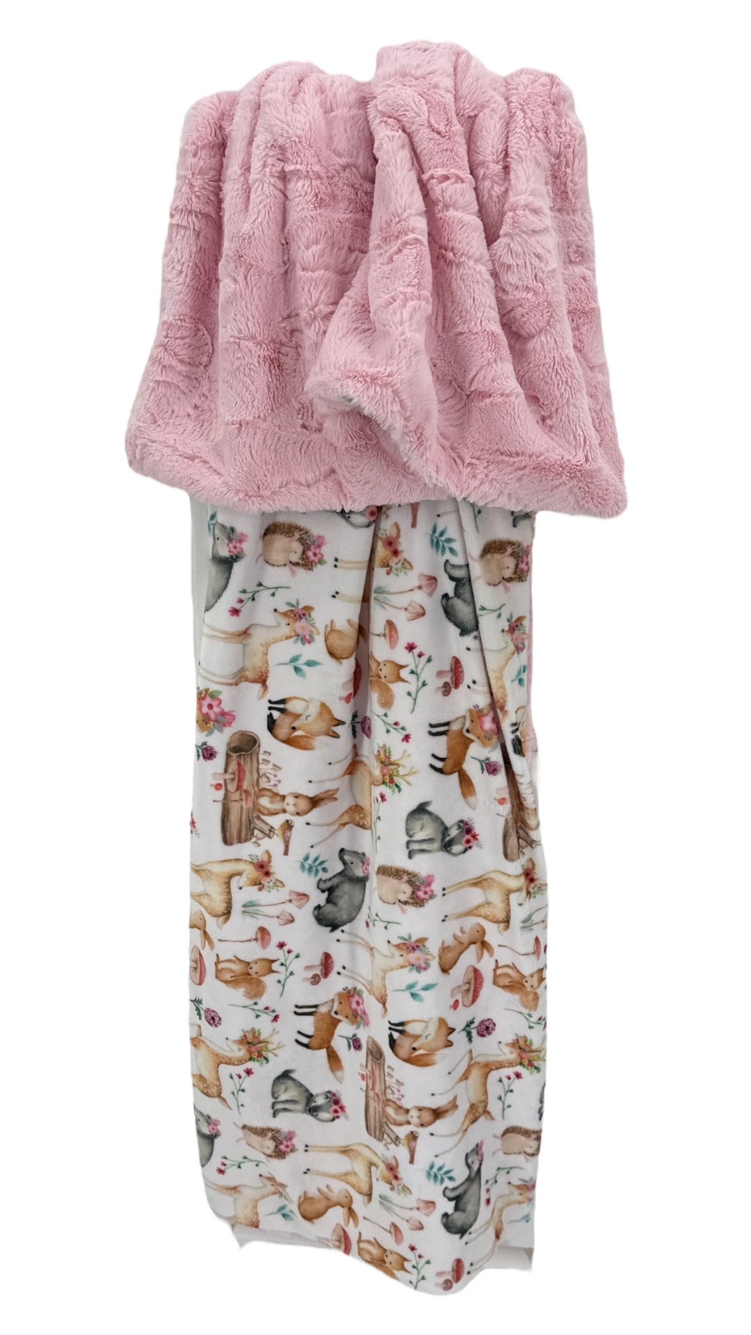Sweet Woodland Animal Toddler Blanket
