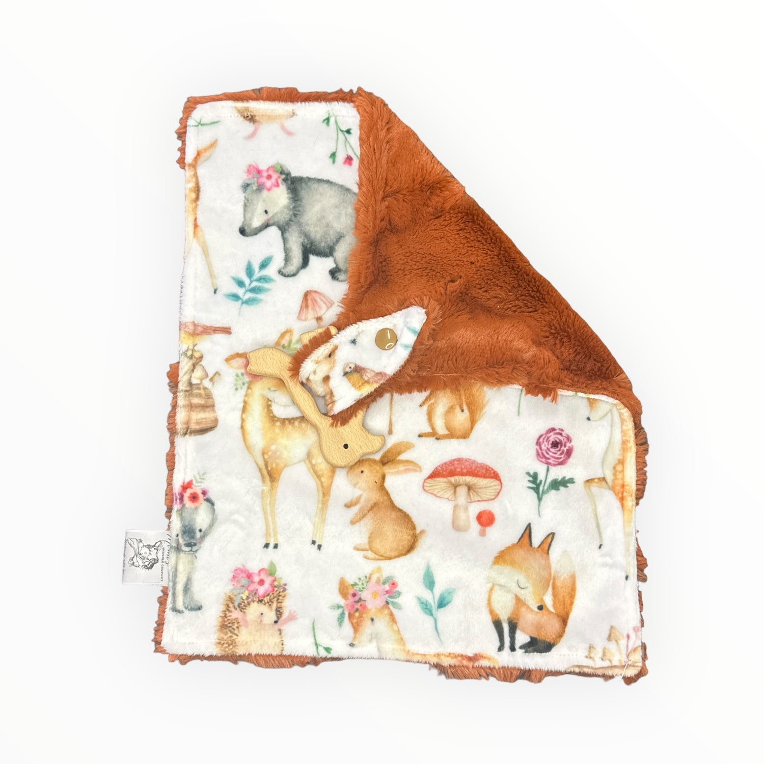 Sweet Woodland Animal Snuggle Lovie