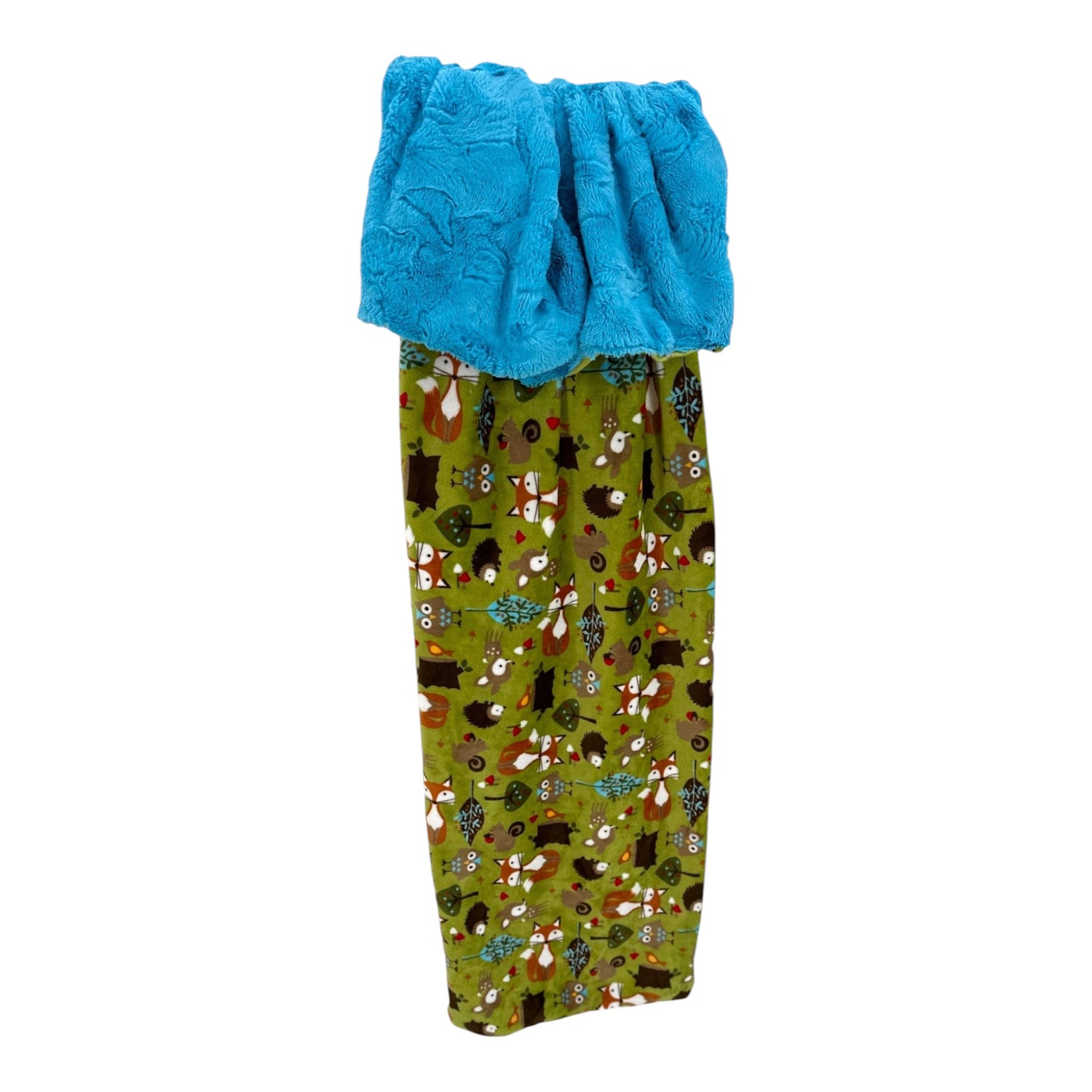 Little Woodland Friends Toddler Snuggle Blanket – Ginger, Aquarius, or Chocolate