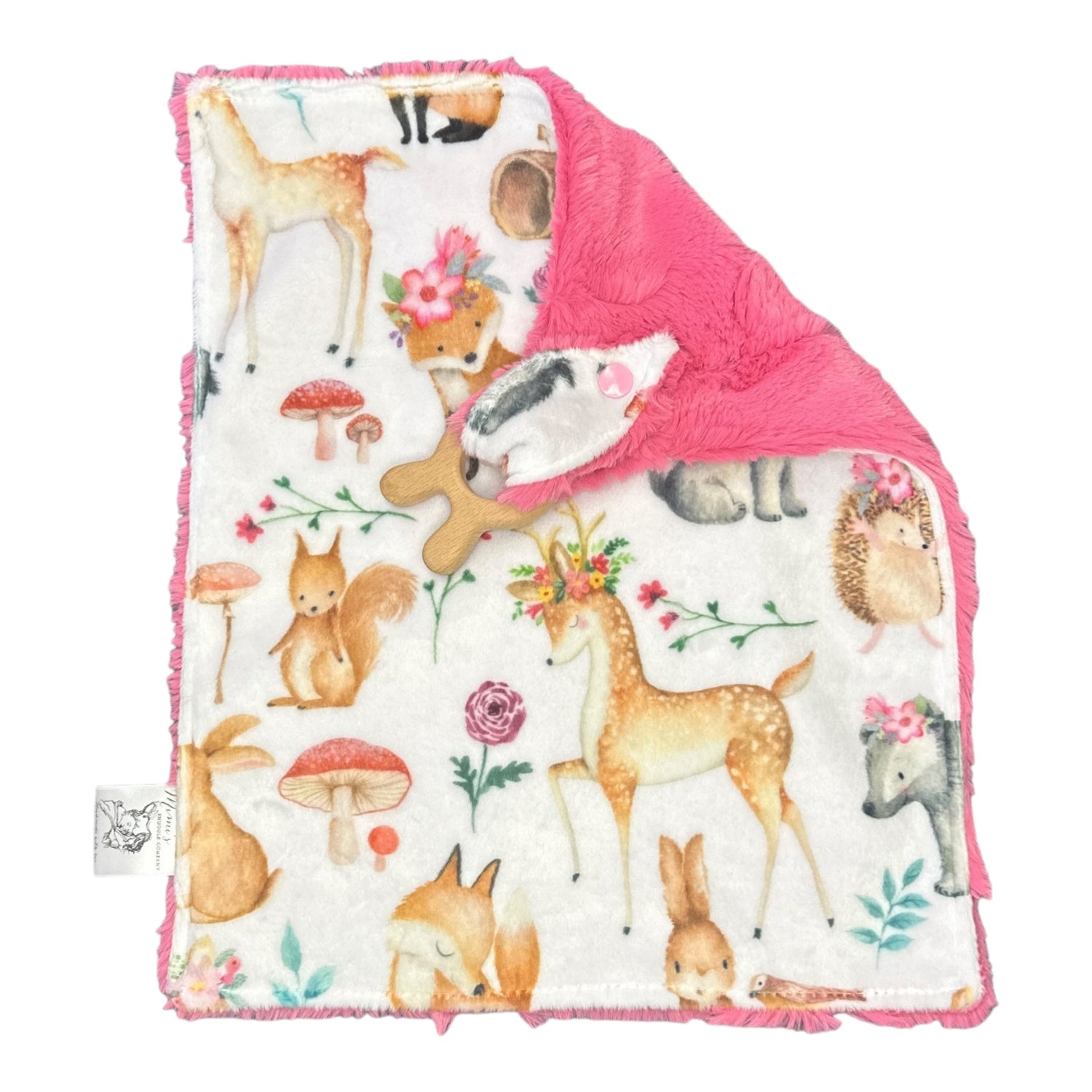 Sweet Woodland Animals Snuggle Lovie