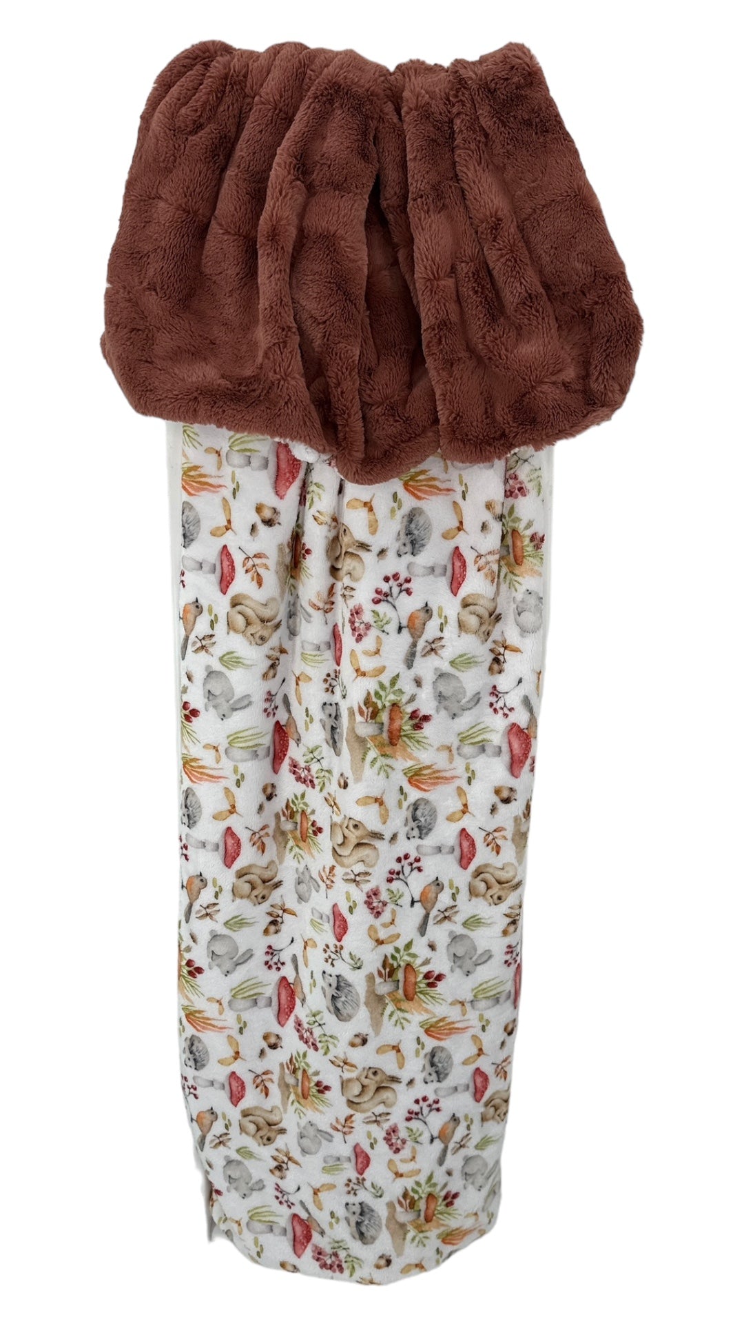 Mushrooms and Critters Toddler Blanket