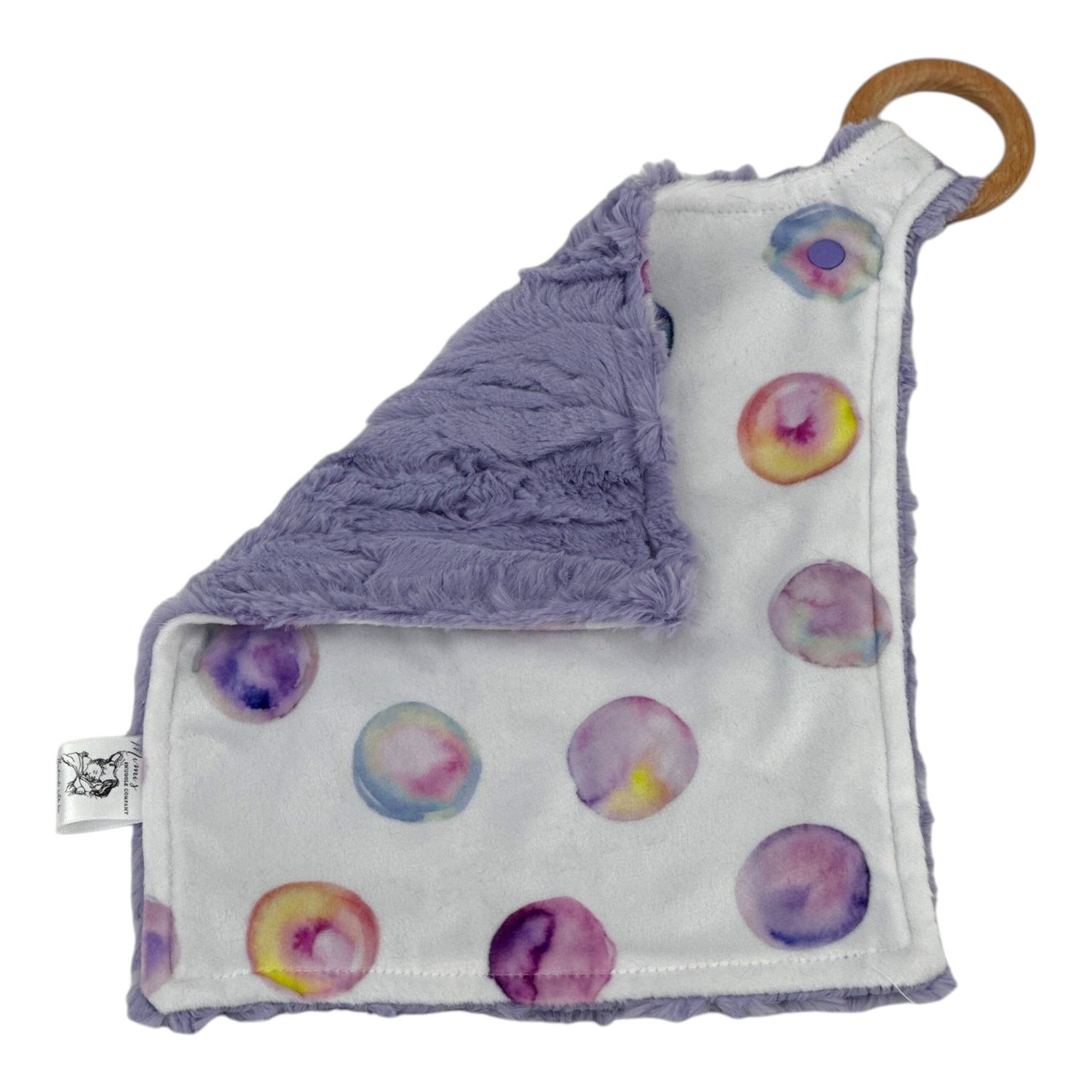 Little Watercolor Wishes Snuggle Lovie