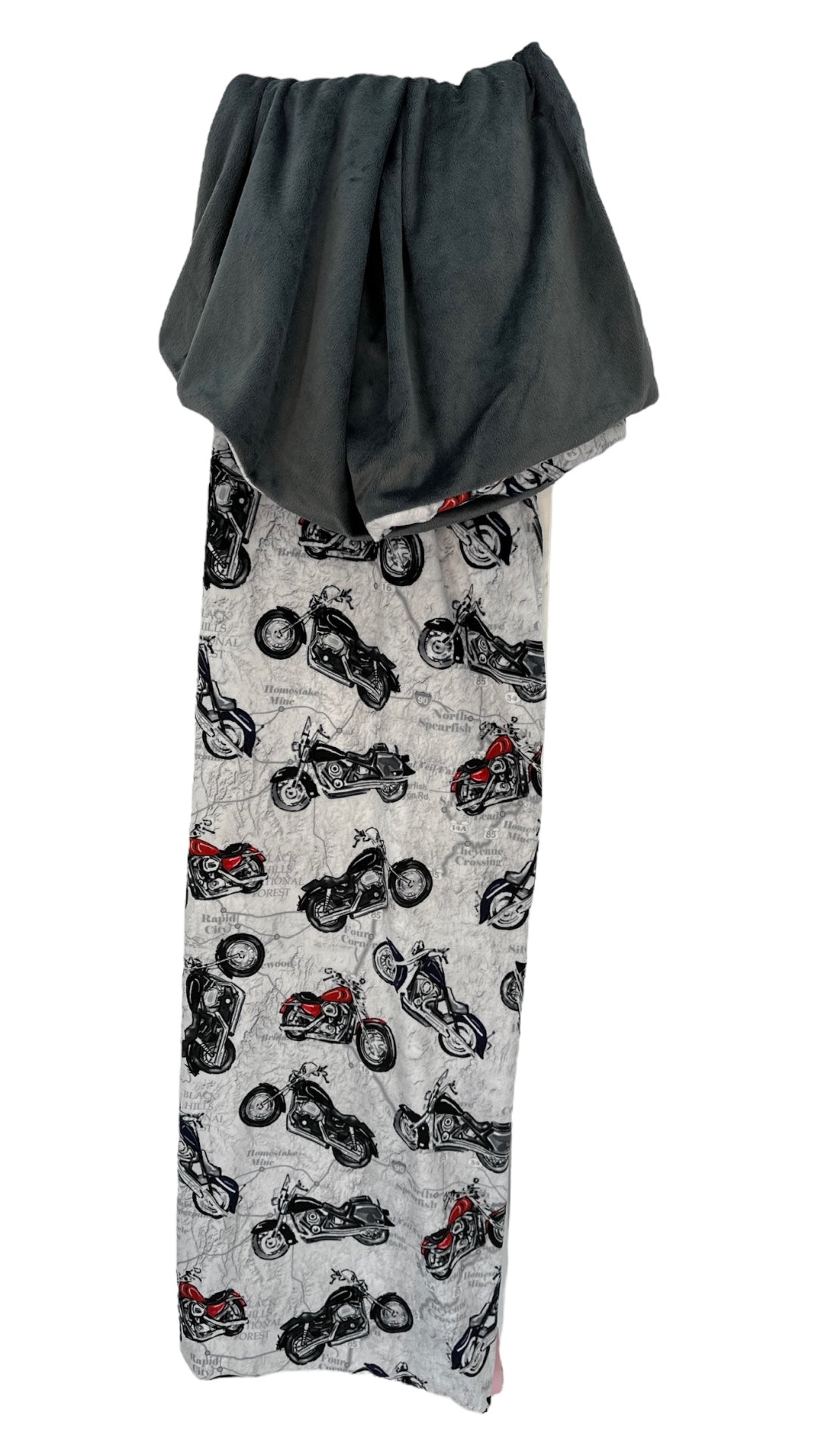 Motorcycle Adult Snuggle Blanket