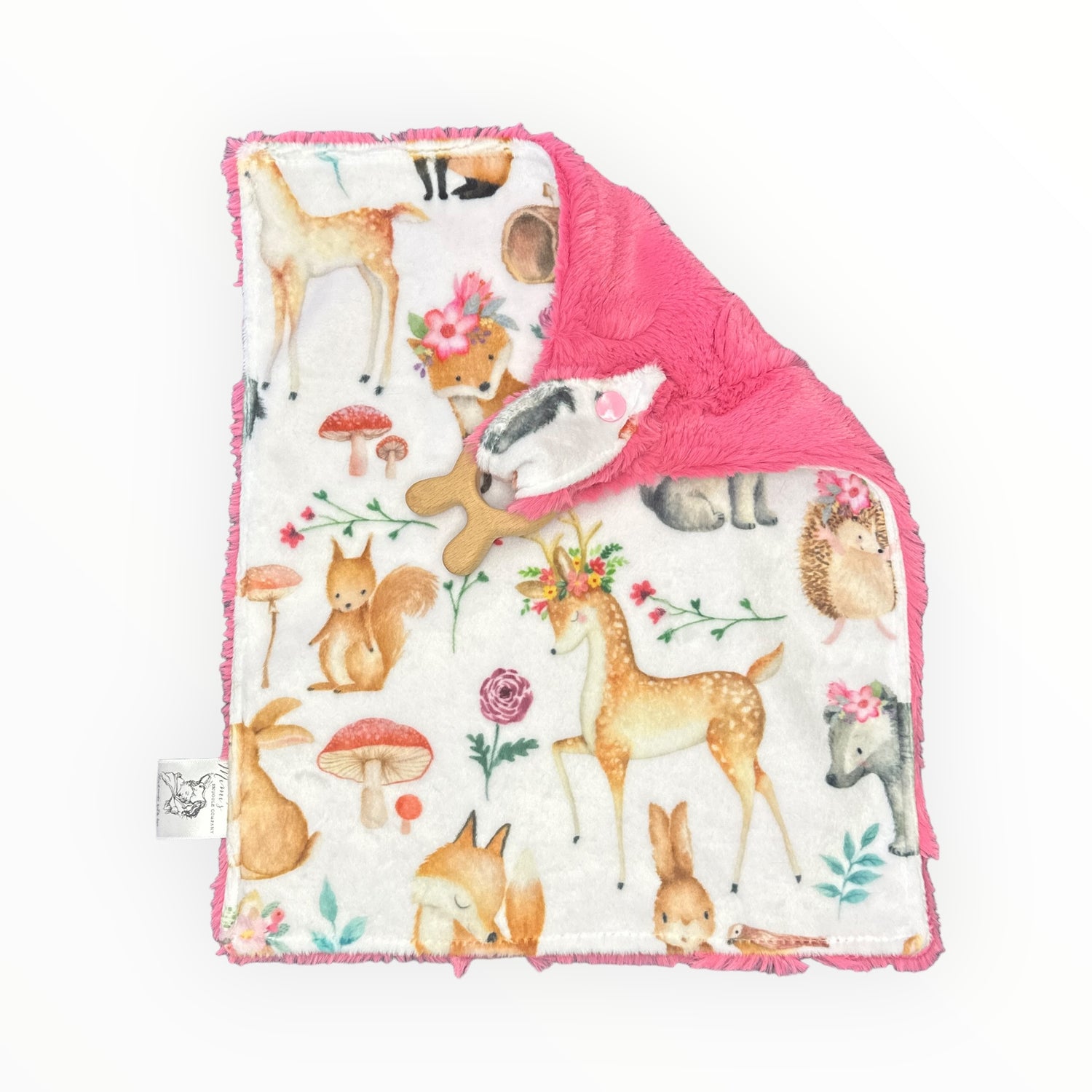 Sweet Woodland Animals Snuggle Lovie