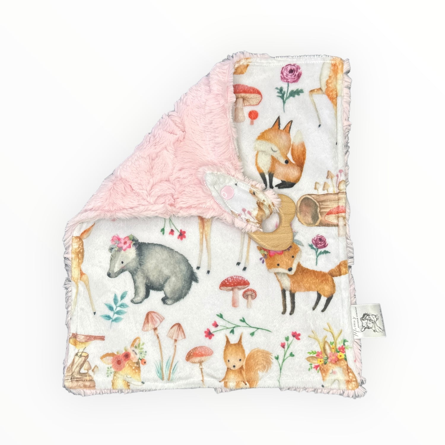 Sweet Woodland Animal Snuggle Lovie