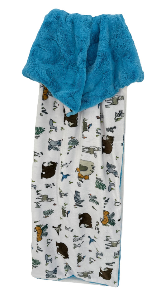 Forest Animal Toddler Blanket