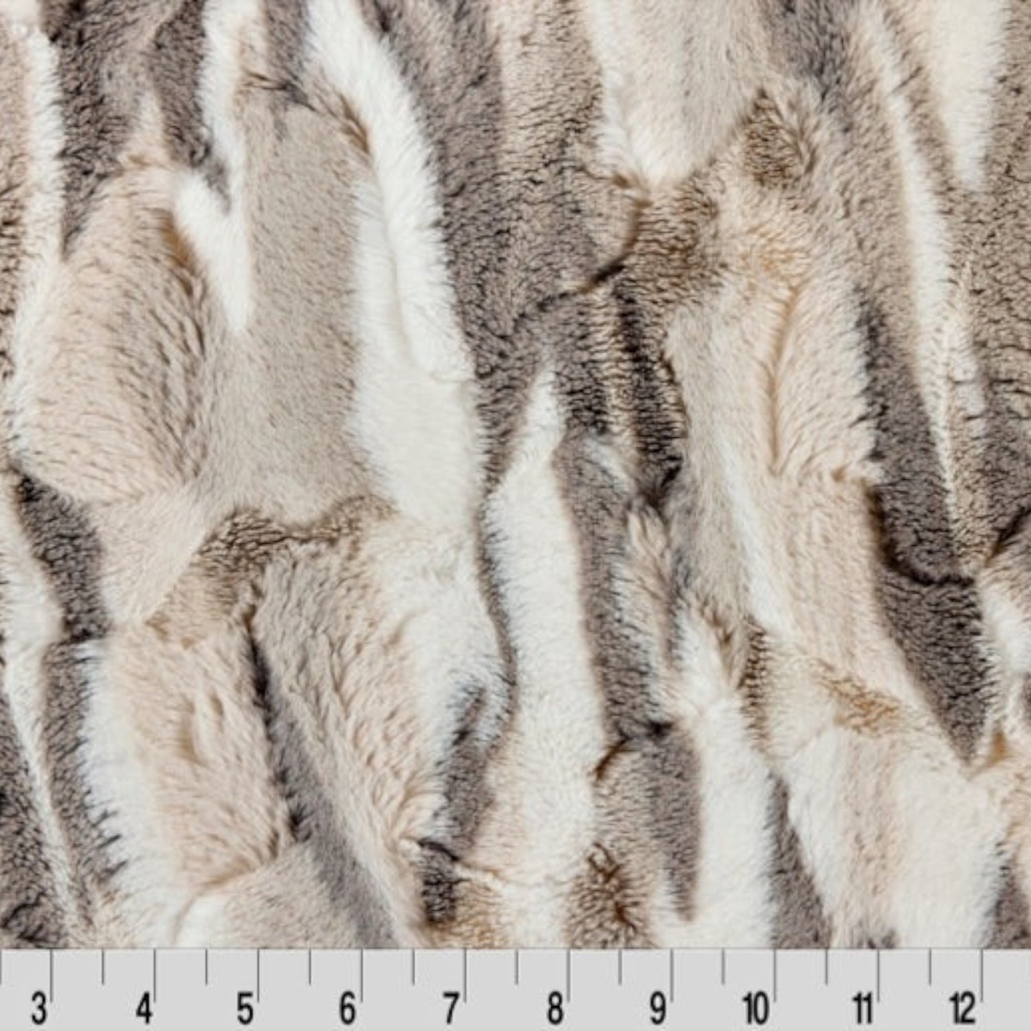 Frosted Himalayan Pewter Luxury Double-Sided Minky Snuggle Blanket – Hide Backing Options