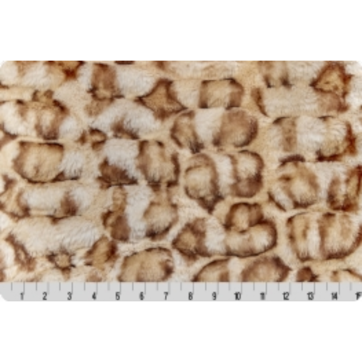Luxe Milan Clouded Leopard French Oak Double-Sided Minky Snuggle Blanket