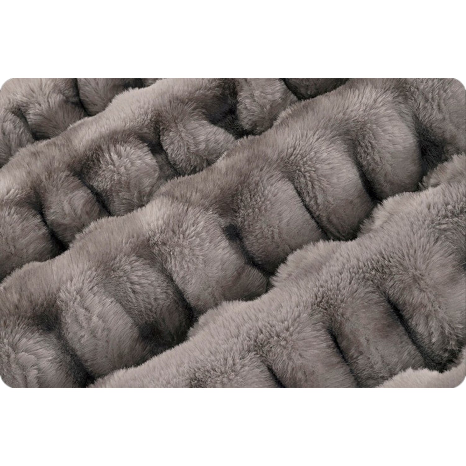 Luxe Milan in Graphite – Luxury Double-Sided Minky Snuggle Blanket